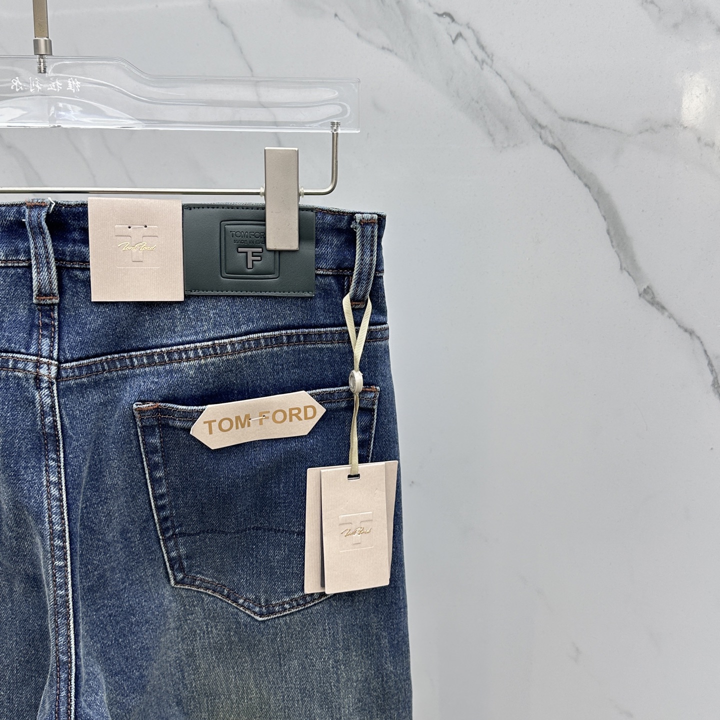 🆕TOM FORD 🔥高端定制、2025早春最新款牛仔裤 柜台同步发售 原版定制复刻 客供五金辅料 原单
