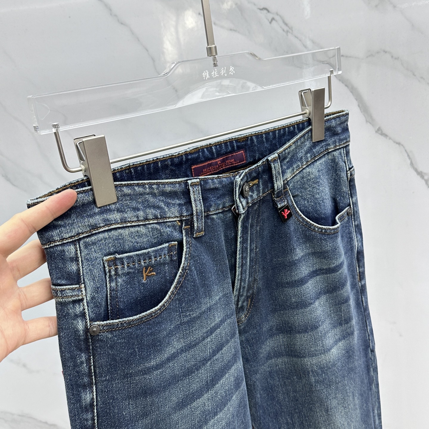 🆕ISAIA 🔥高端定制、2025早春最新款牛仔裤 柜台同步发售 原版定制复刻 客供五金辅料 原单品质 