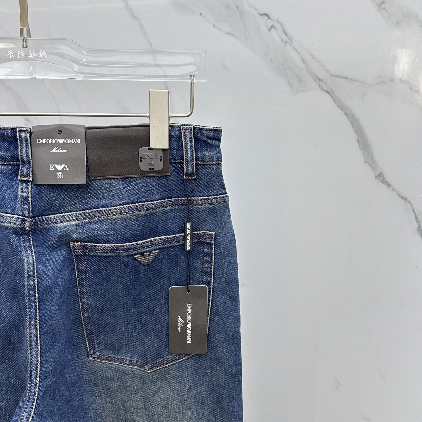 🆕EMPORIO ARMANI 🔥高端定制、2025早春最新款牛仔裤 柜台同步发售 原版定制复刻 客供五