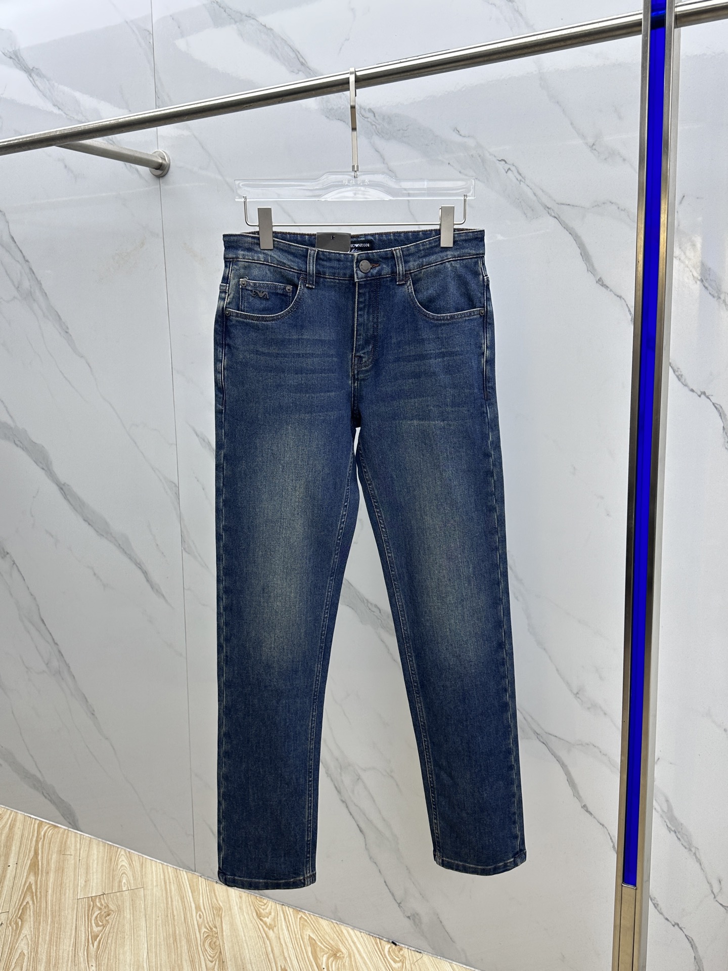 🆕EMPORIO ARMANI 🔥高端定制、2025早春最新款牛仔裤 柜台同步发售 原版定制复刻 客供五
