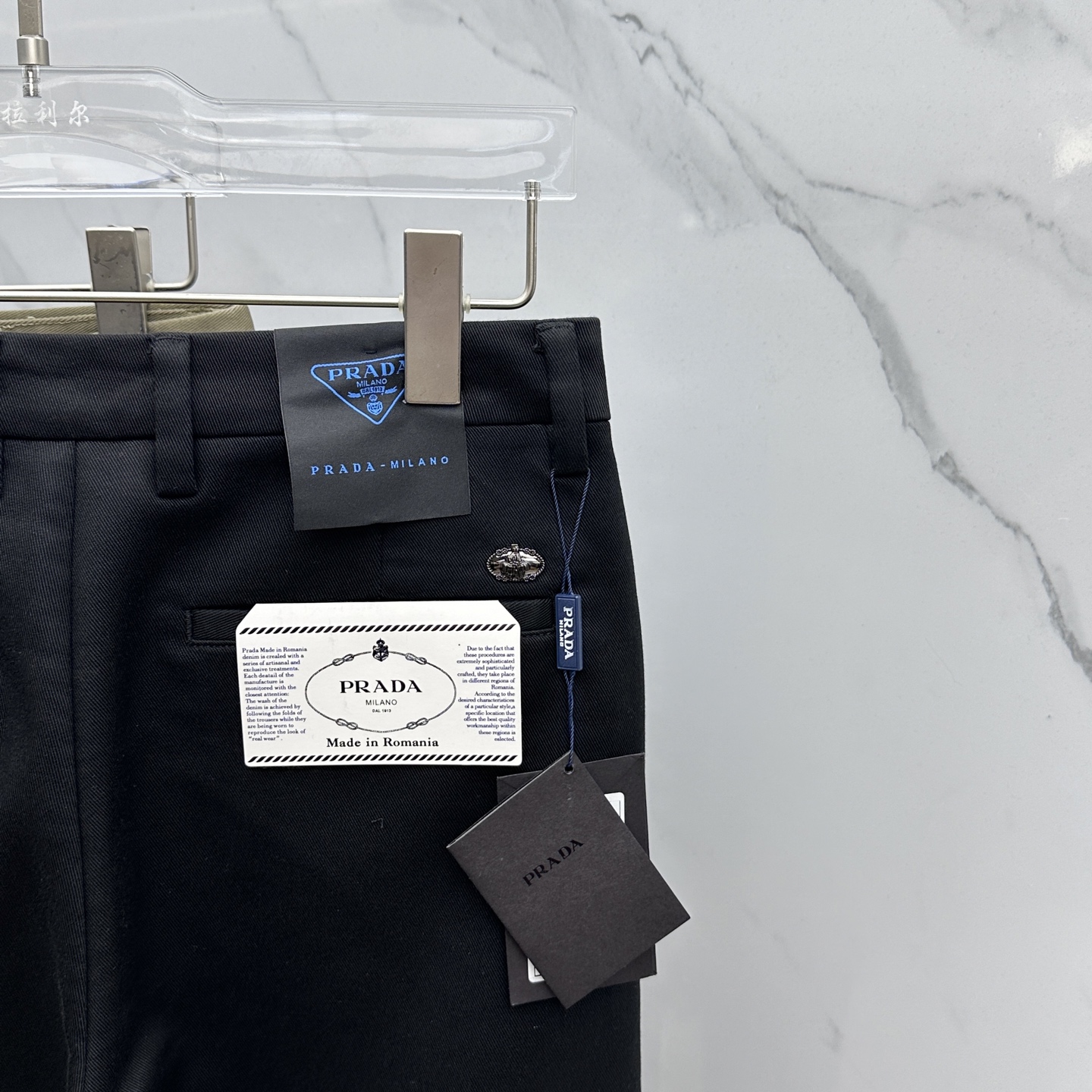 🆕Prada普拉达 2025早秋新品休闲裤西裤，官网同步发售，裤身工艺设计，进口客供辅料、面料定制，代工