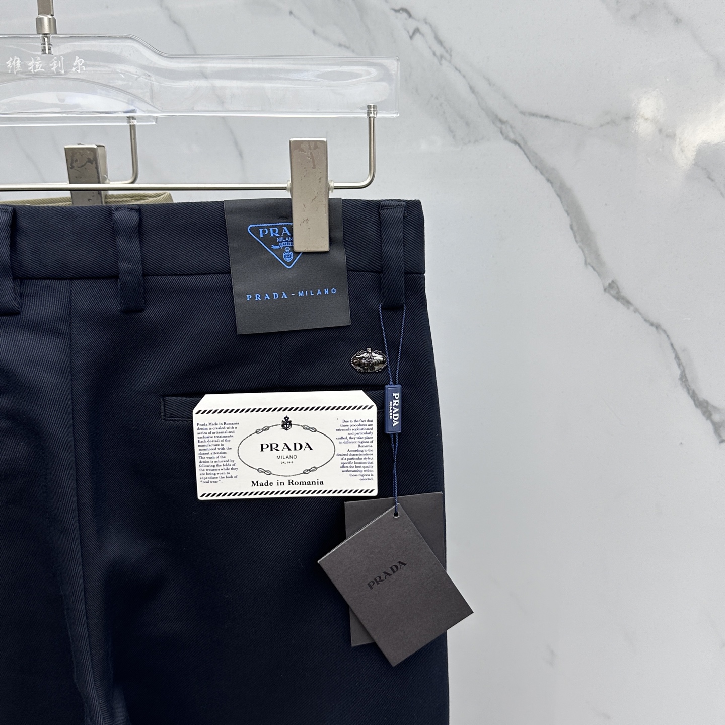 🆕Prada普拉达 2025早秋新品休闲裤西裤，官网同步发售，裤身工艺设计，进口客供辅料、面料定制，代工
