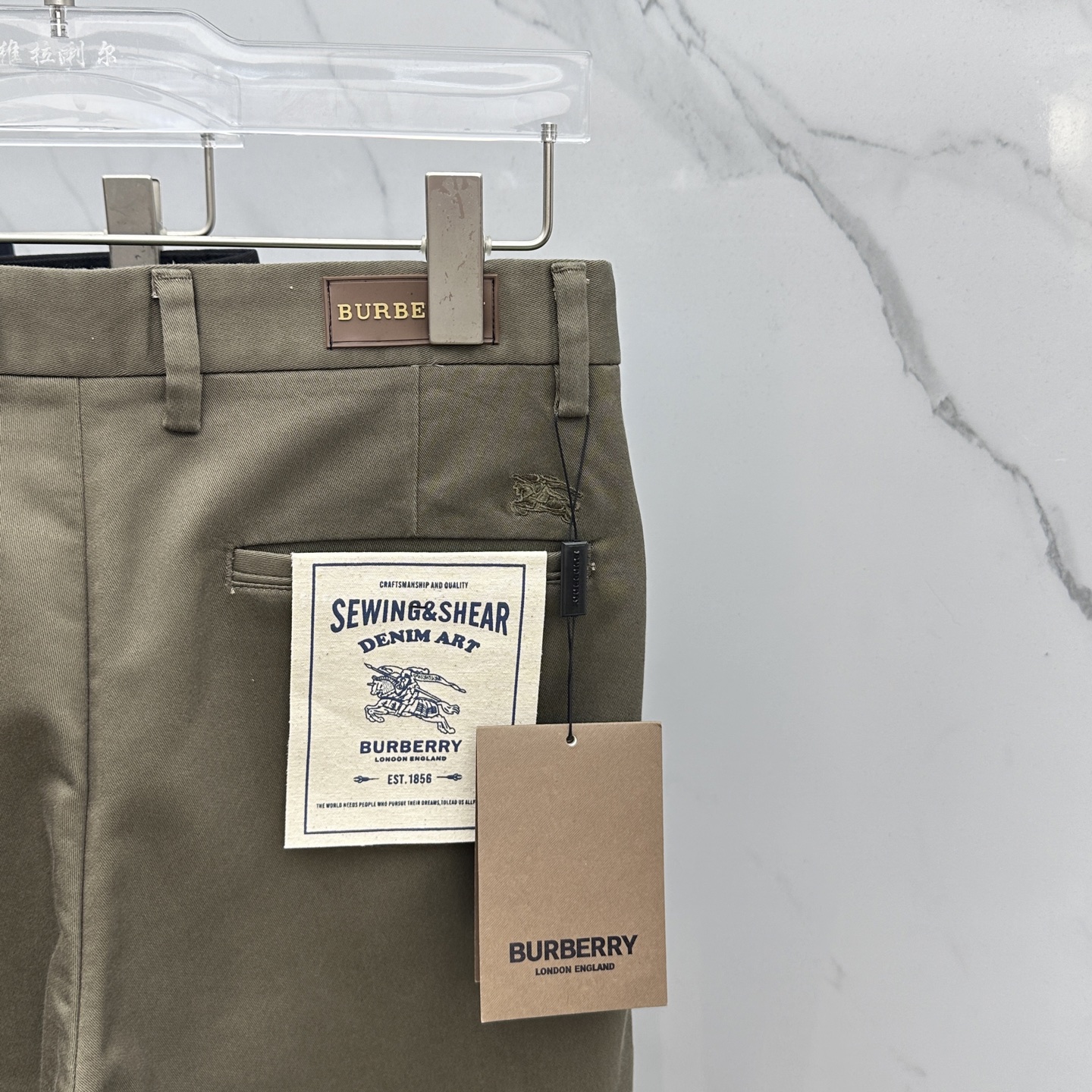 🆕Burberry巴宝莉 2025早秋新品休闲裤西裤，官网同步发售，裤身工艺设计，进口客供辅料、面料定制