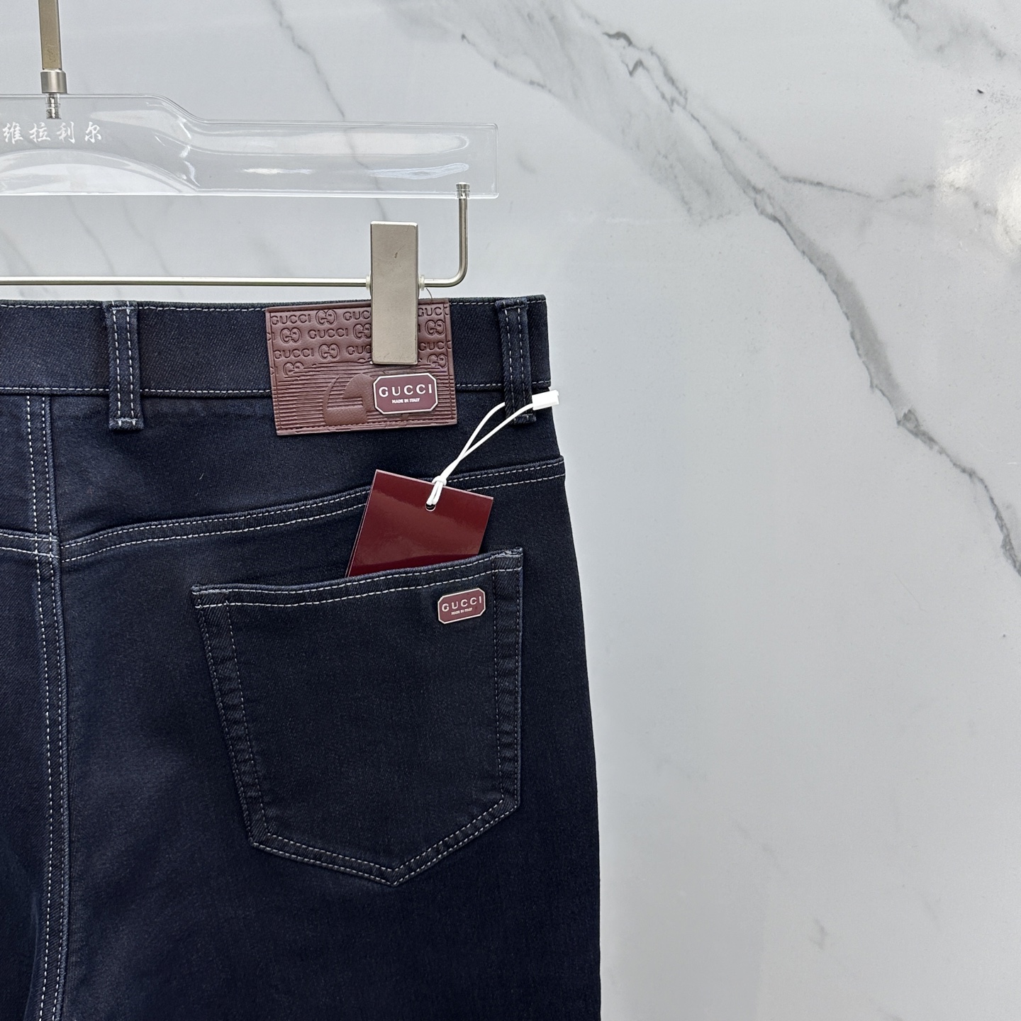 🆕GUCCI古驰 🔥高端定制、2025早春最新款牛仔裤 柜台同步发售 原版定制复刻 客供五金辅料 原单品