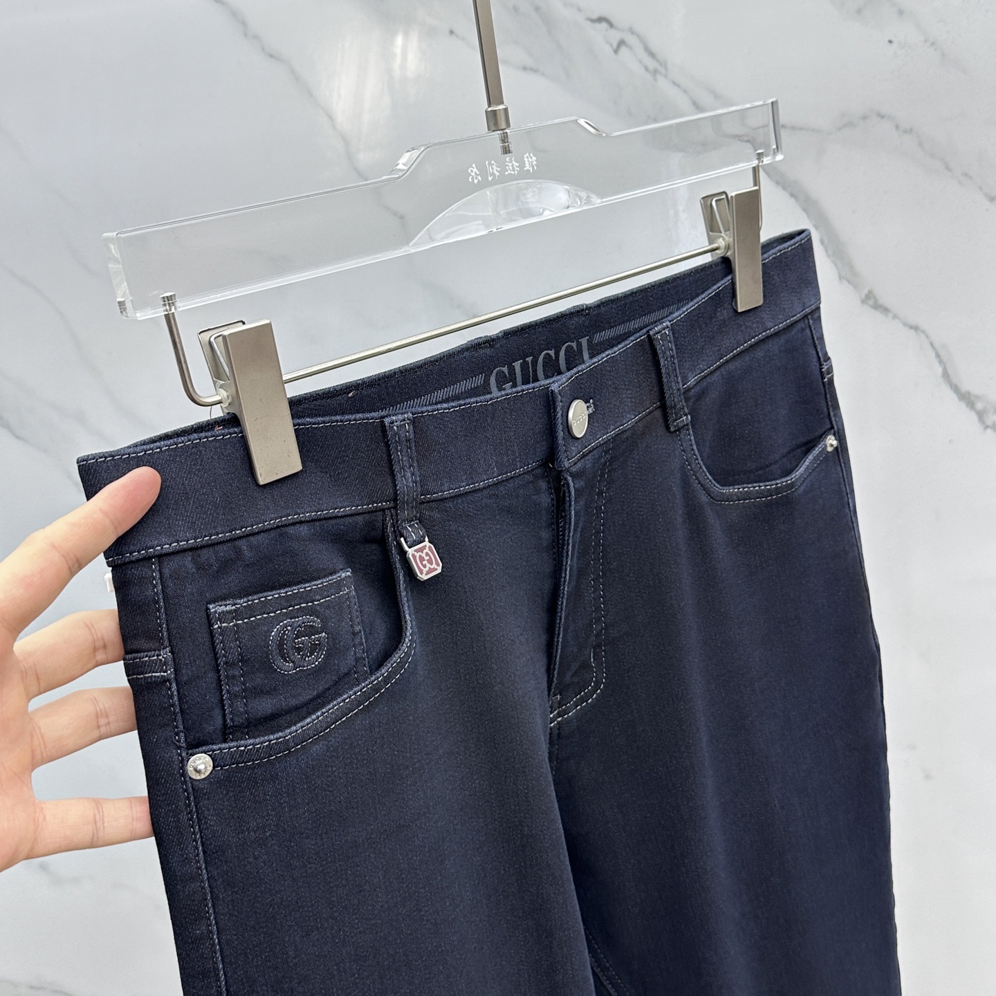 🆕GUCCI古驰 🔥高端定制、2025早春最新款牛仔裤 柜台同步发售 原版定制复刻 客供五金辅料 原单品
