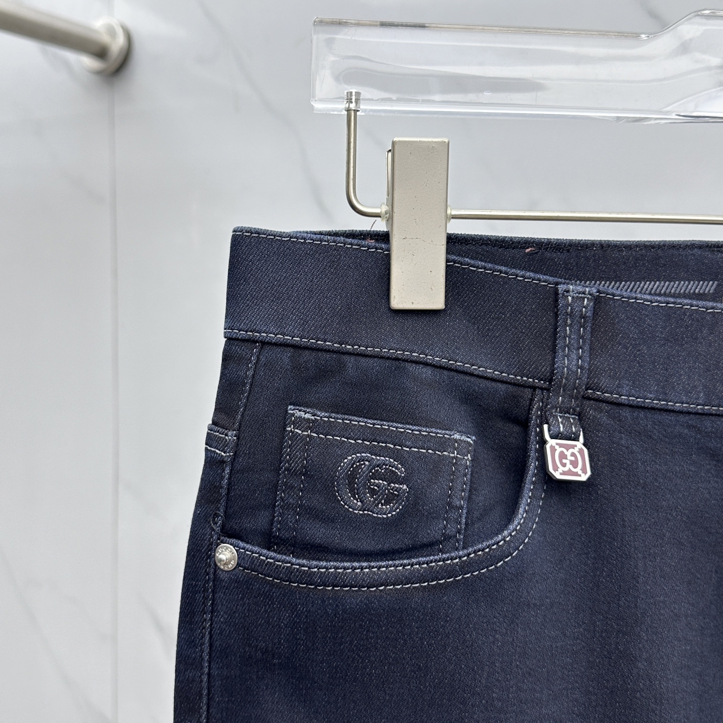 🆕GUCCI古驰 🔥高端定制、2025早春最新款牛仔裤 柜台同步发售 原版定制复刻 客供五金辅料 原单品