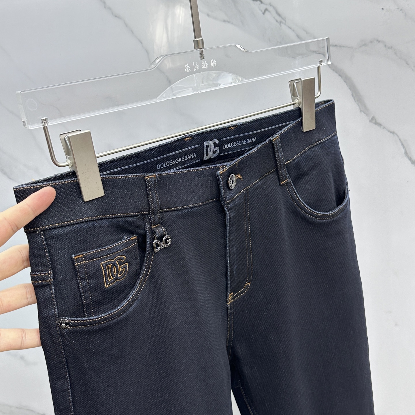 🆕Dolce&Gabbana杜嘉班纳 🔥高端定制、2025早春最新款牛仔裤 柜台同步发售 原版定制复刻 