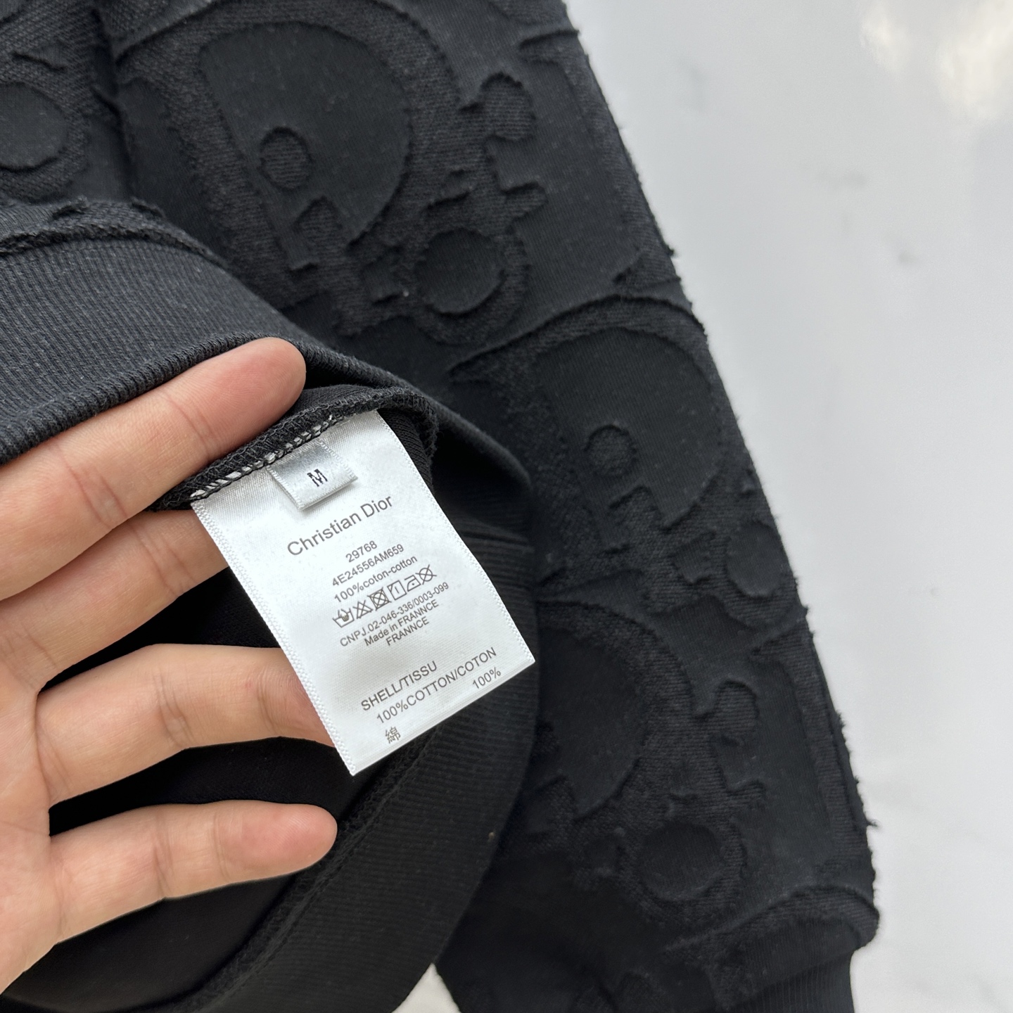 🆕Dior迪奥 25Ss最新秋冬爆款卫衣，全幅激光烧花顶级定制面料松柔亲肤感极佳，男女同款情侣穿搭、穿着