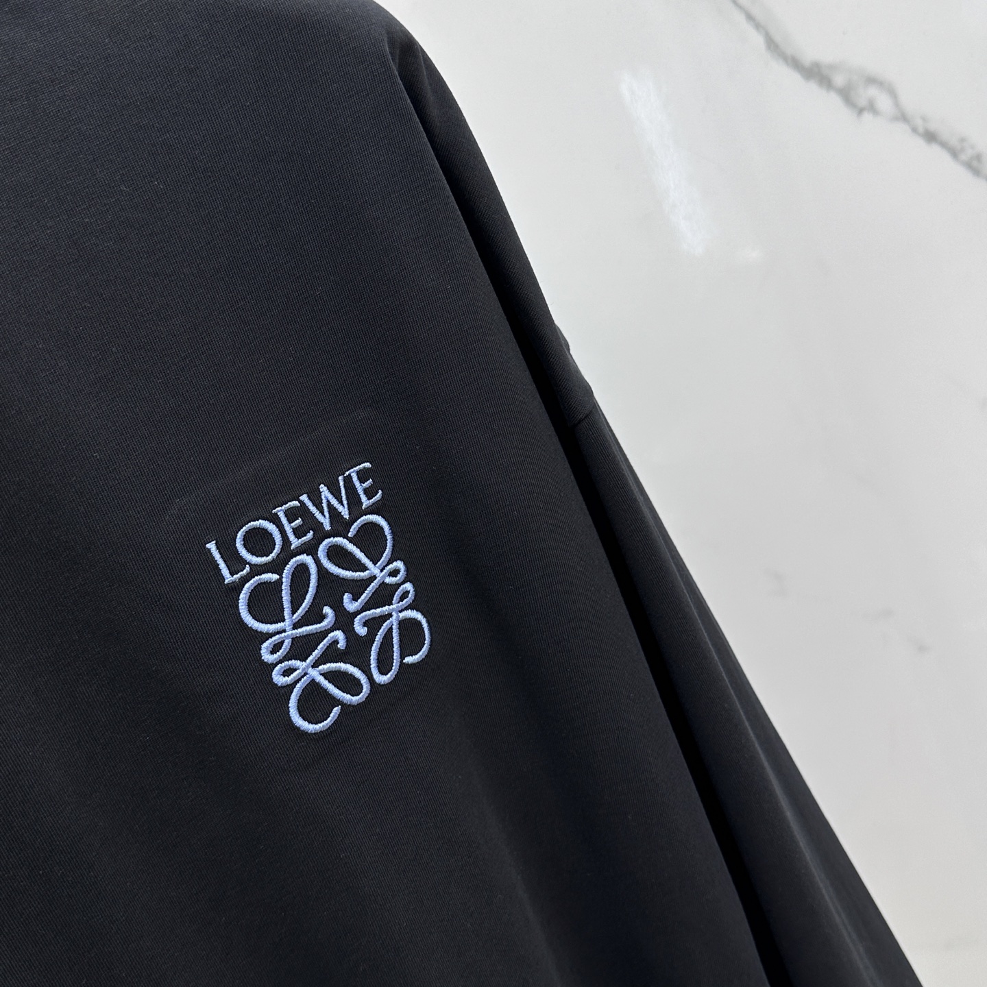 🆕LOEWE罗意威 2025SS早秋新款LOE家长袖打底宽松T恤圆领，胸前logo标识长袖T恤，基础款推