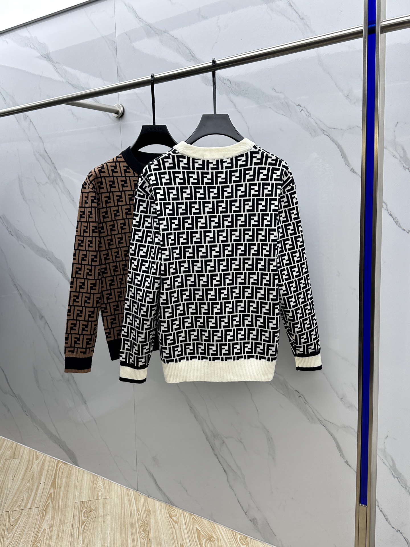 🆕Fendi芬迪 2025ss秋冬新款官网同步FF家圆领羊毛针织衫精品羊毛混纺毛衫 男女款高端定制臻品系