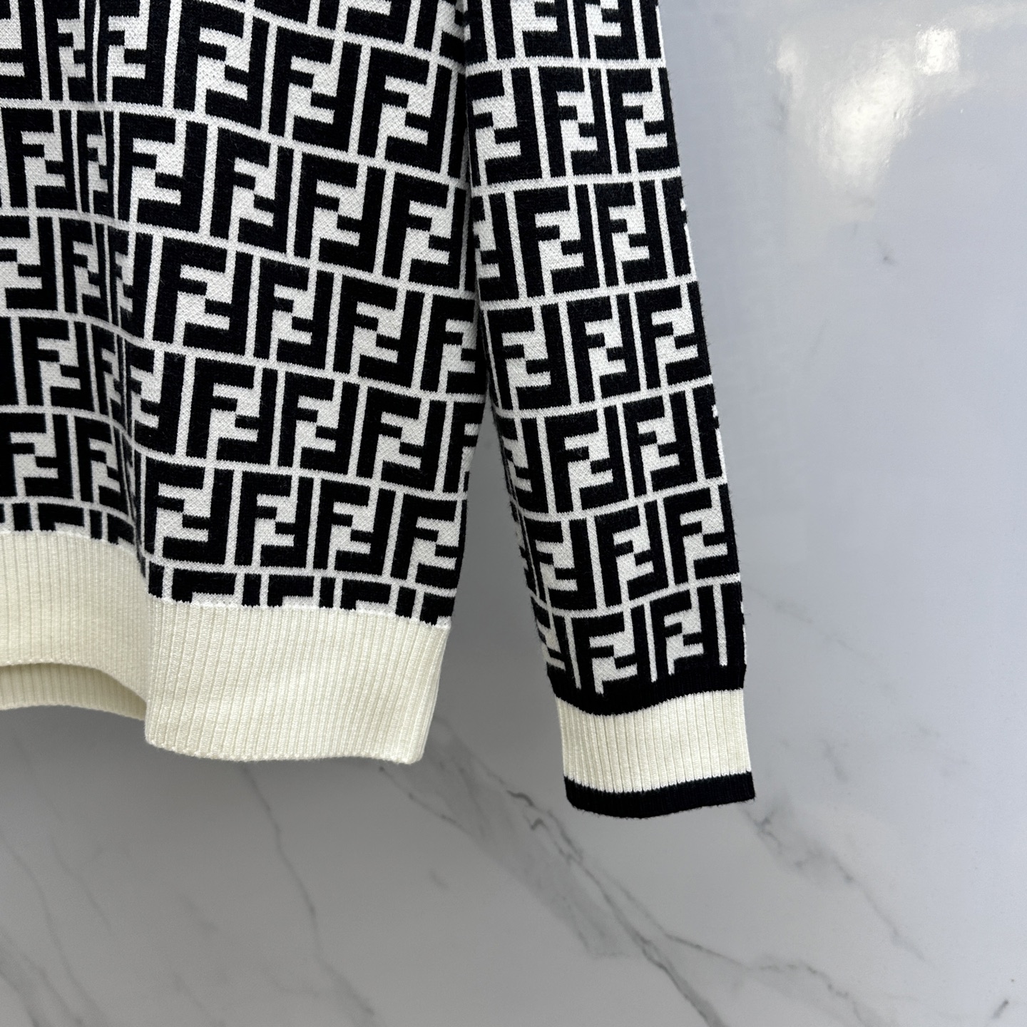 🆕Fendi芬迪 2025ss秋冬新款官网同步FF家圆领羊毛针织衫精品羊毛混纺毛衫 男女款高端定制臻品系