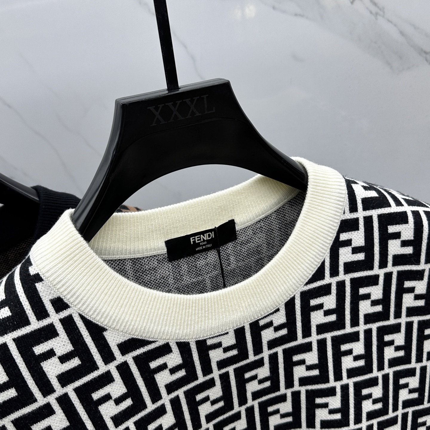 🆕Fendi芬迪 2025ss秋冬新款官网同步FF家圆领羊毛针织衫精品羊毛混纺毛衫 男女款高端定制臻品系