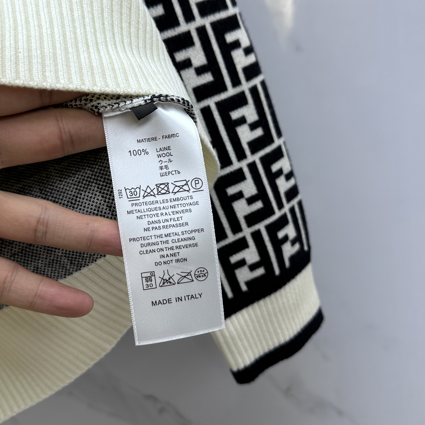 🆕Fendi芬迪 2025ss秋冬新款官网同步FF家圆领羊毛针织衫精品羊毛混纺毛衫 男女款高端定制臻品系