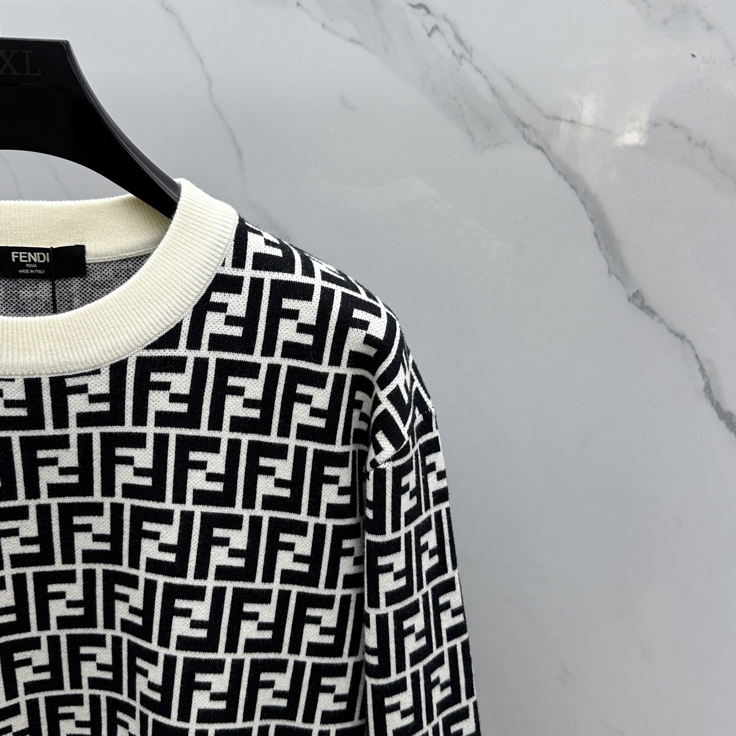 🆕Fendi芬迪 2025ss秋冬新款官网同步FF家圆领羊毛针织衫精品羊毛混纺毛衫 男女款高端定制臻品系