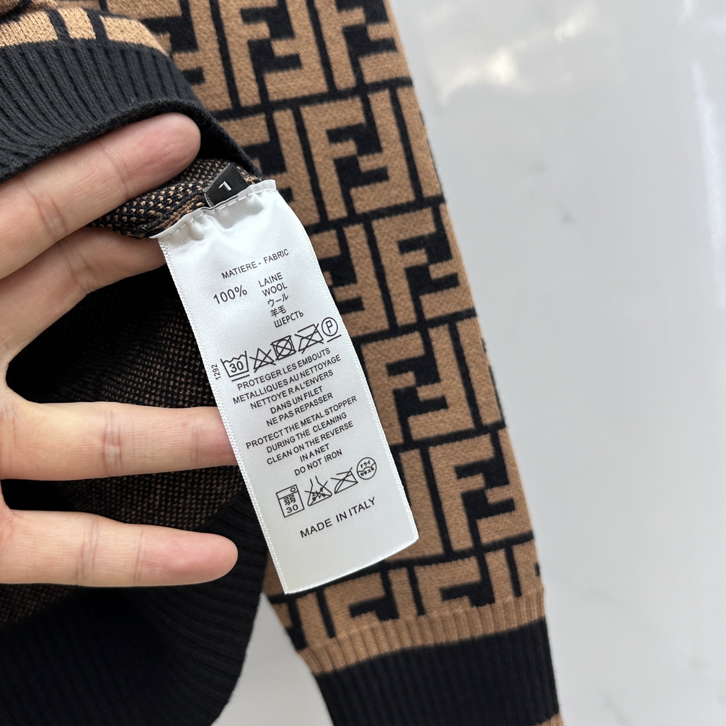 🆕Fendi芬迪 2025ss秋冬新款官网同步FF家圆领羊毛针织衫精品羊毛混纺毛衫 男女款高端定制臻品系