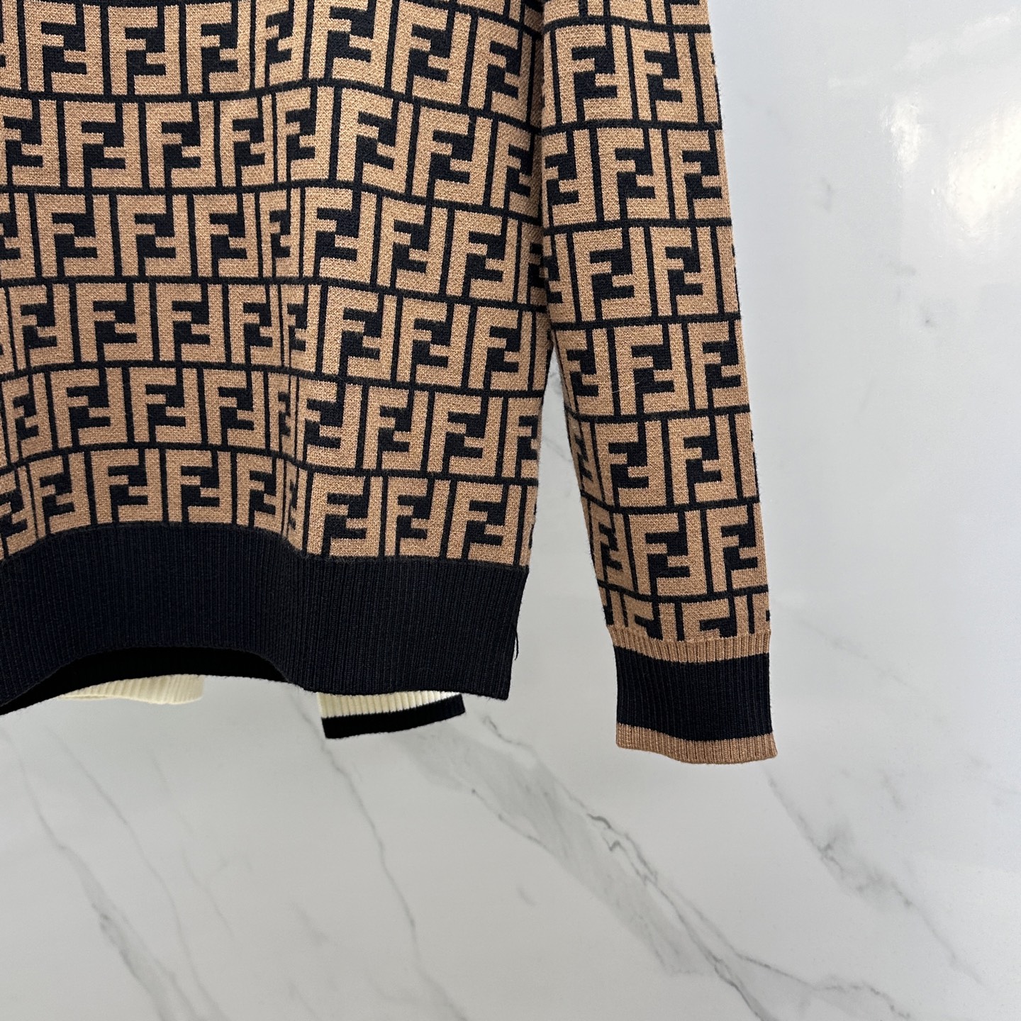 🆕Fendi芬迪 2025ss秋冬新款官网同步FF家圆领羊毛针织衫精品羊毛混纺毛衫 男女款高端定制臻品系