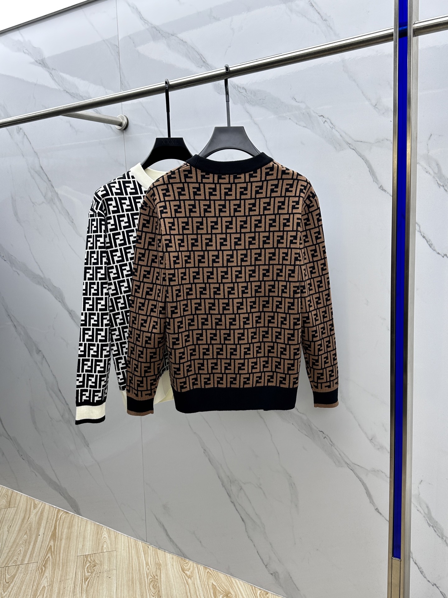 🆕Fendi芬迪 2025ss秋冬新款官网同步FF家圆领羊毛针织衫精品羊毛混纺毛衫 男女款高端定制臻品系