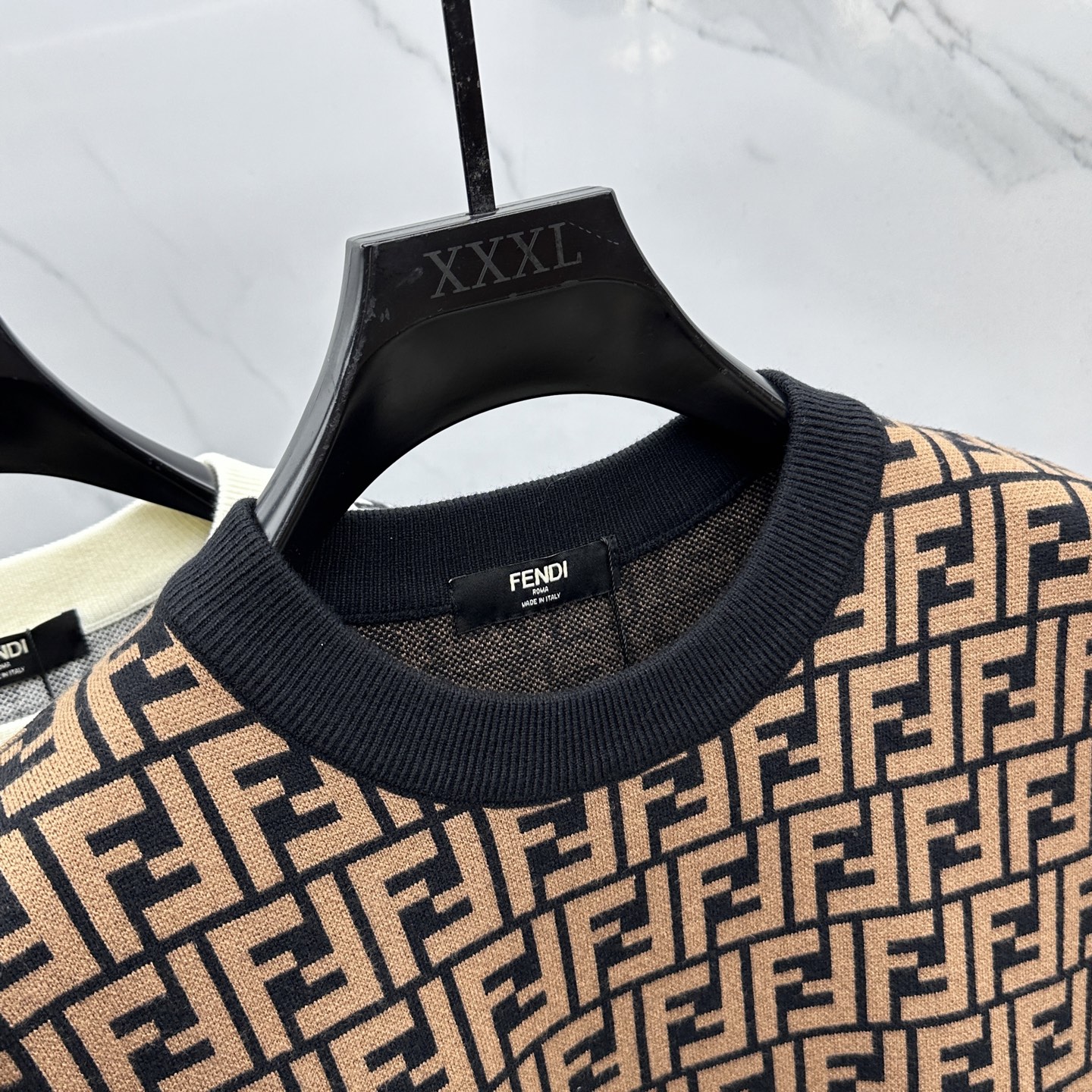 🆕Fendi芬迪 2025ss秋冬新款官网同步FF家圆领羊毛针织衫精品羊毛混纺毛衫 男女款高端定制臻品系