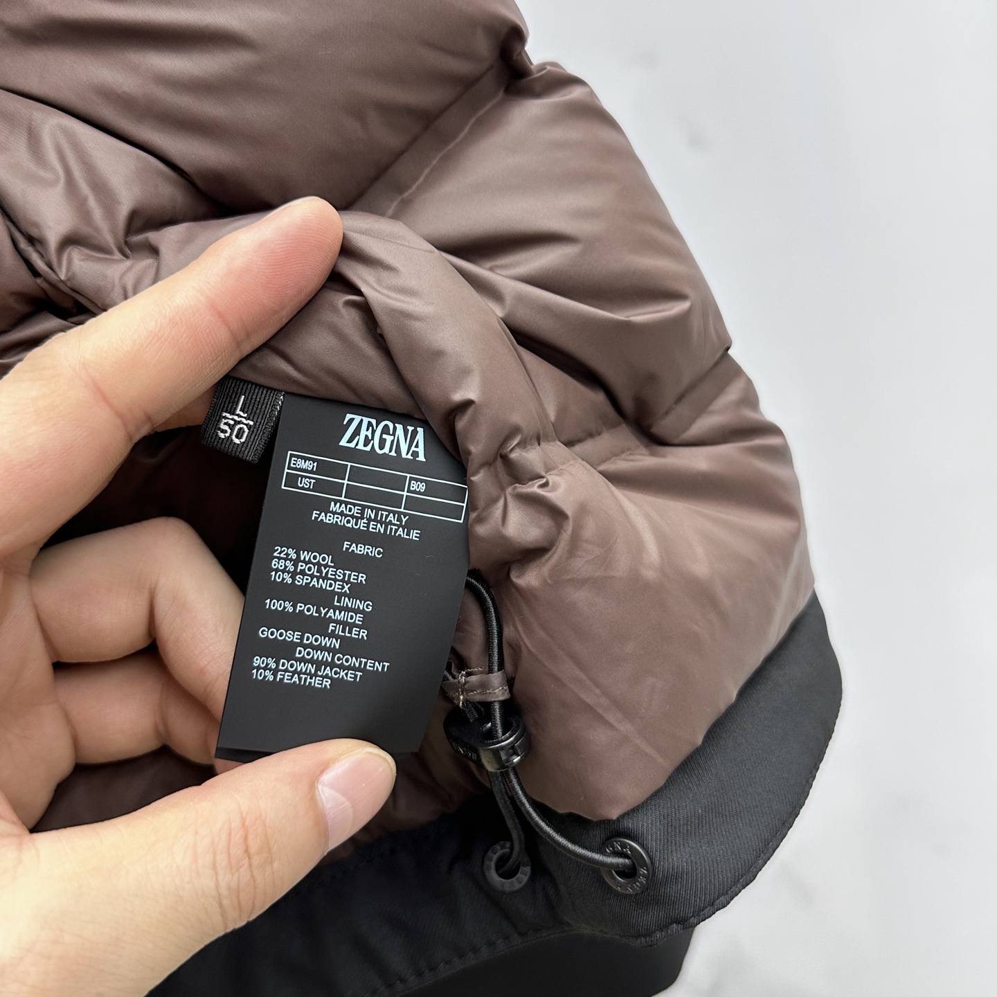 。 🆕ZEGNA杰尼亚 羽绒服 2025最新款时尚设计师款羽绒外套.（连帽不可拆卸）处处细节显工艺足够的