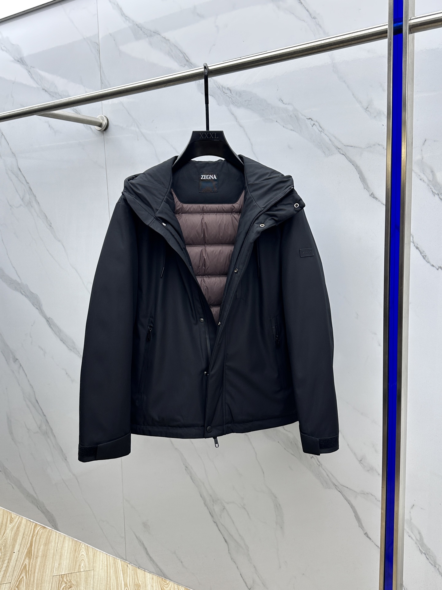 。 🆕ZEGNA杰尼亚 羽绒服 2025最新款时尚设计师款羽绒外套.（连帽不可拆卸）处处细节显工艺足够的