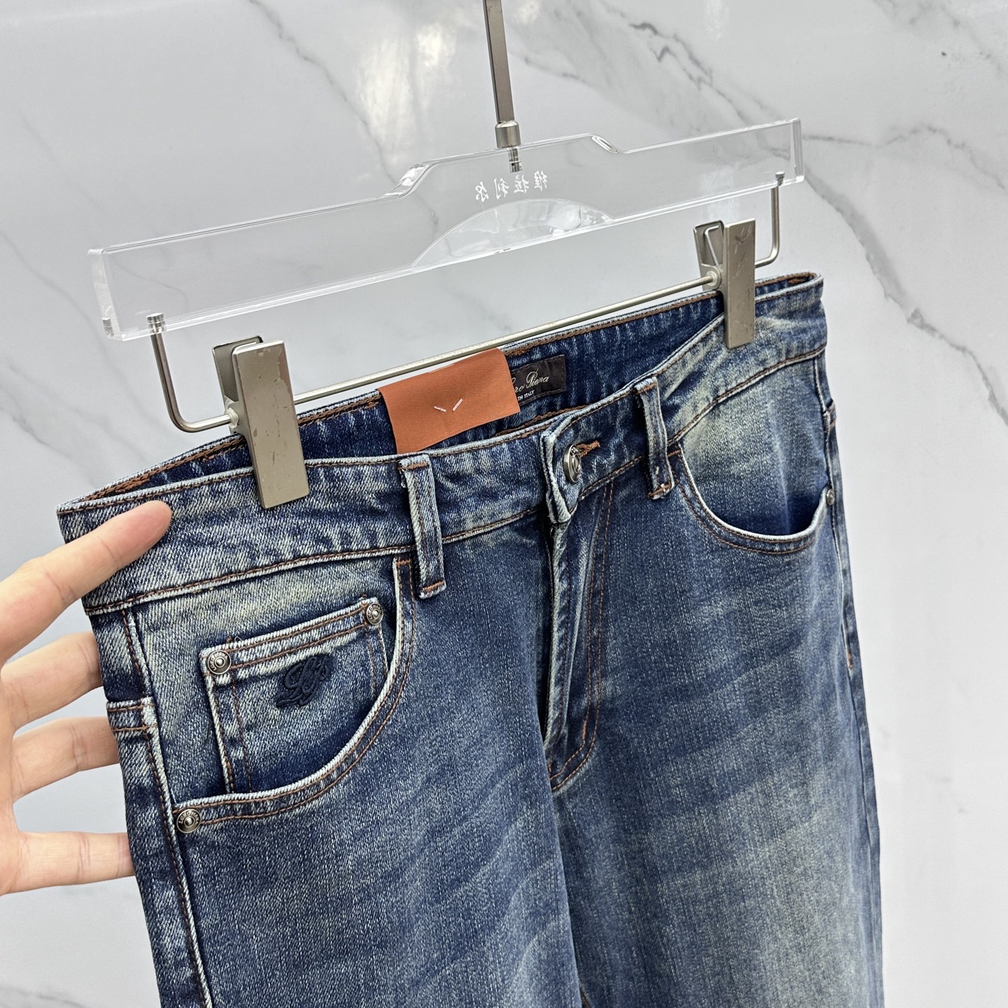 🆕lP🆕 🔥高端定制、2025早春最新款牛仔裤 柜台同步发售 原版定制复刻 客供五金辅料 原单品质 进口