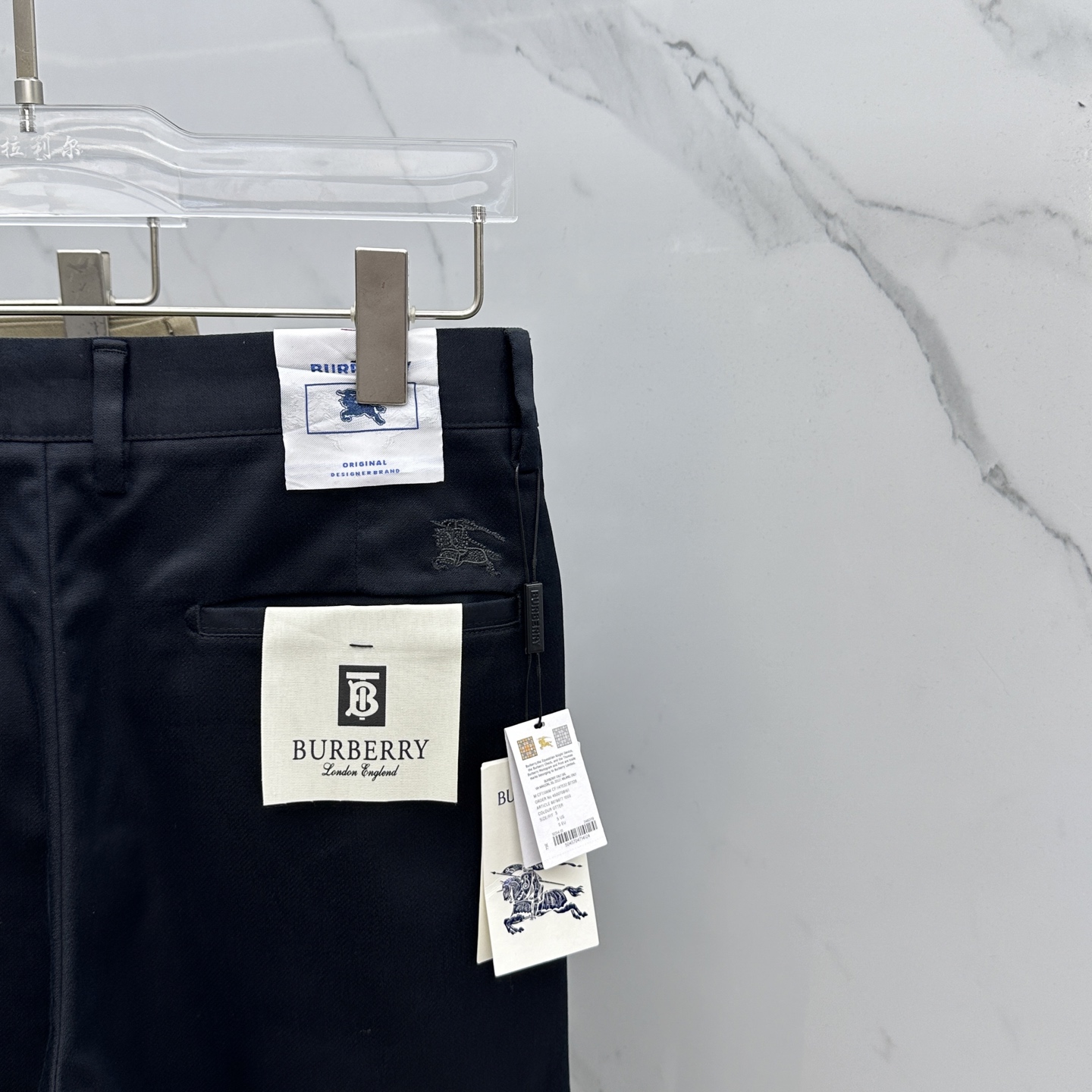 🆕Burberry巴宝莉 2025早秋新品休闲裤西裤，官网同步发售，裤身工艺设计，进口客供辅料、面料定制