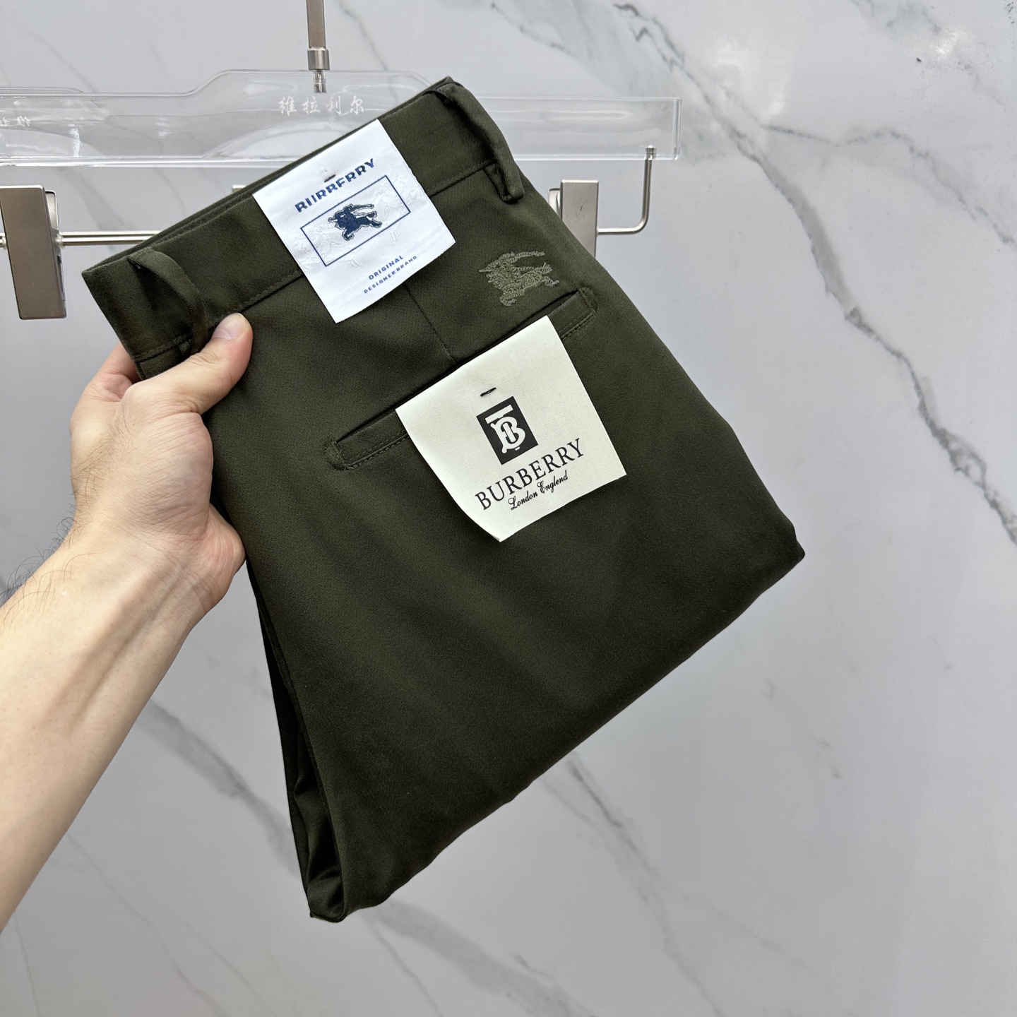 🆕Burberry巴宝莉 2025早秋新品休闲裤西裤，官网同步发售，裤身工艺设计，进口客供辅料、面料定制