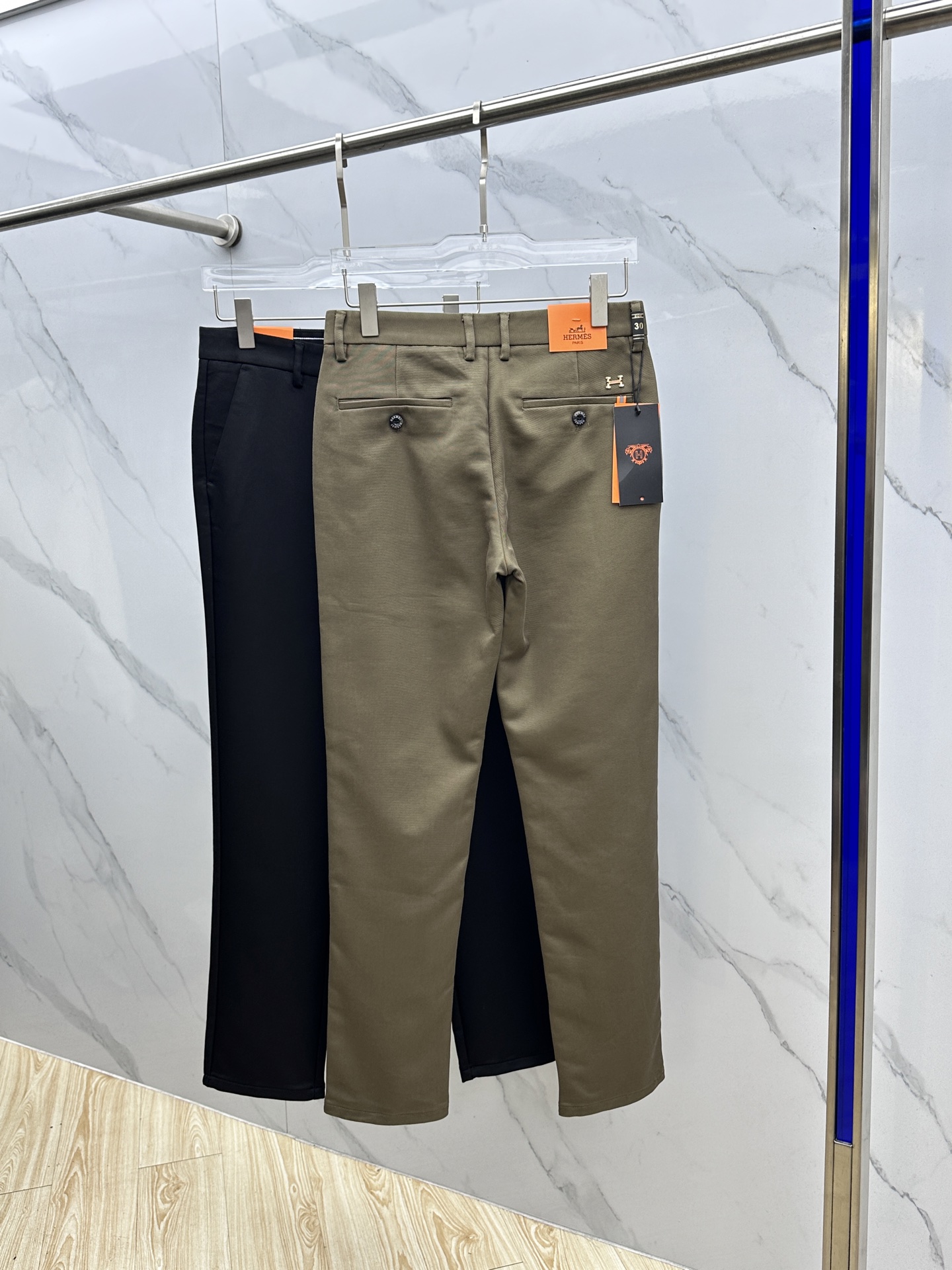 🆕Hermes爱马仕 2025早秋新品休闲裤西裤，官网同步发售，裤身工艺设计，进口客供辅料、面料定制，代