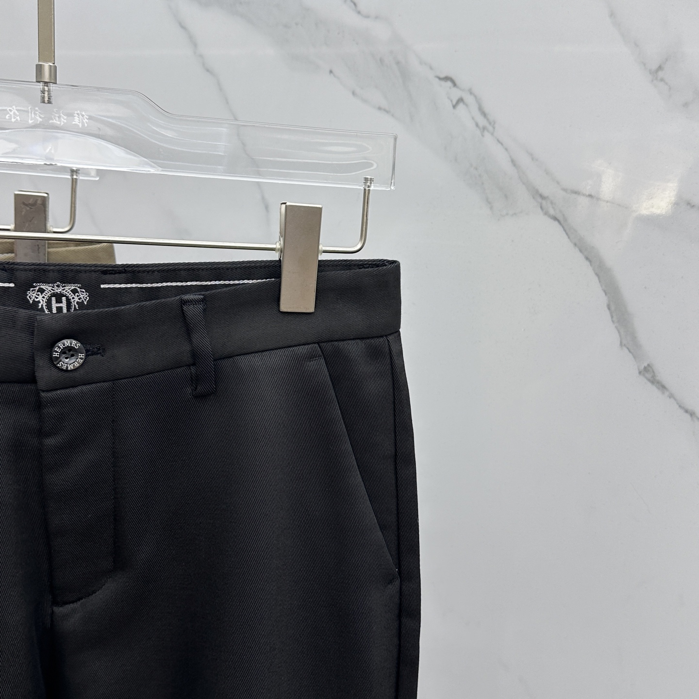 🆕Hermes爱马仕 2025早秋新品休闲裤西裤，官网同步发售，裤身工艺设计，进口客供辅料、面料定制，代