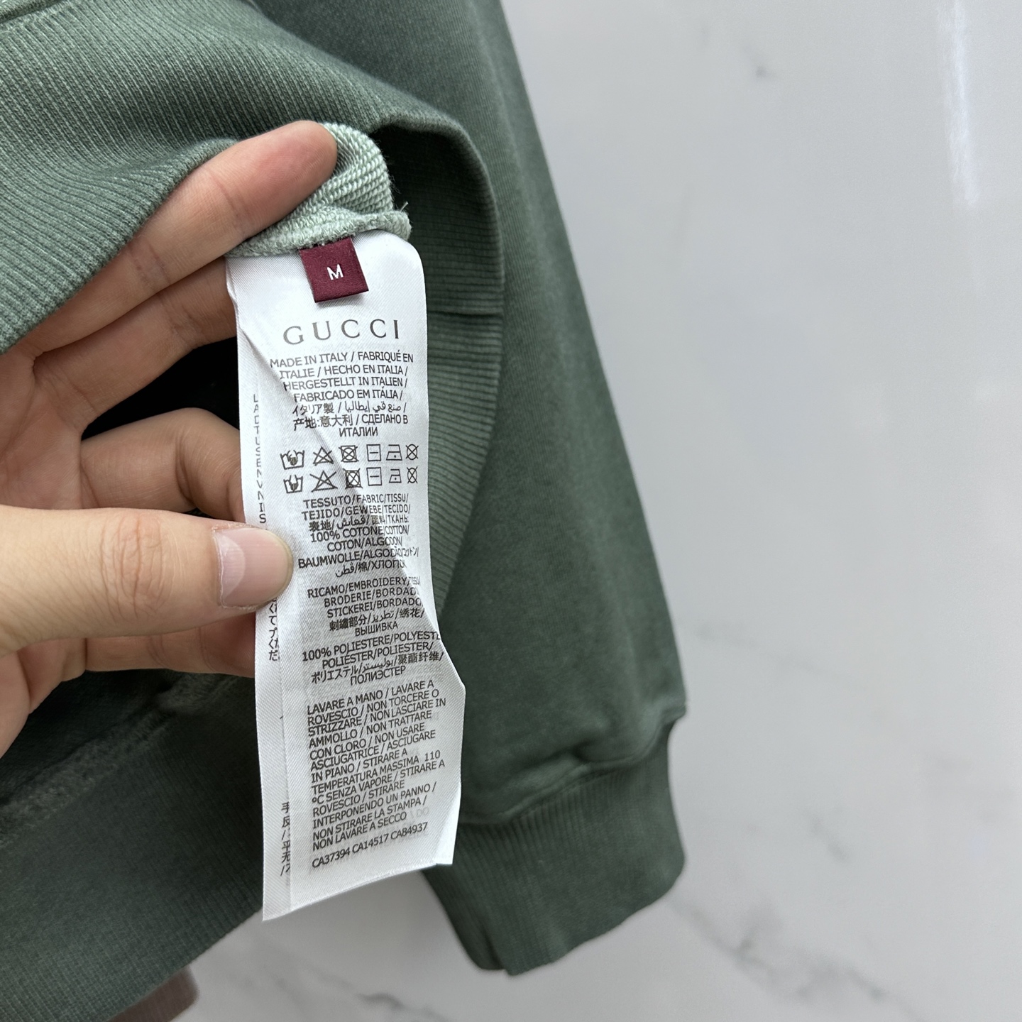 🆕GUCCI古驰 、25Ss蜡染水洗做旧顶级版本潮卫衣，最顶级的品质原单，顶级制作工艺进口面料，款独特设