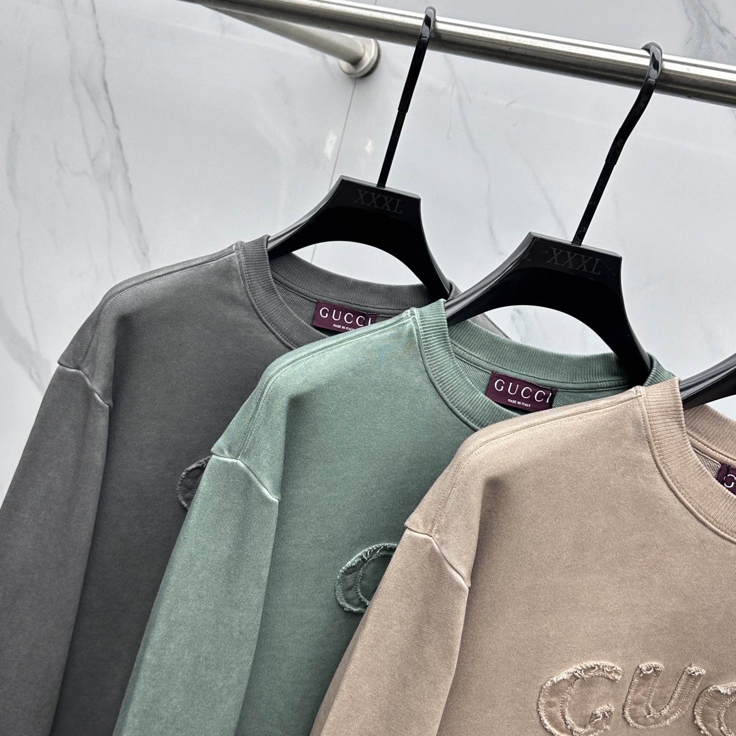 🆕GUCCI古驰 、25Ss蜡染水洗做旧顶级版本潮卫衣，最顶级的品质原单，顶级制作工艺进口面料，款独特设