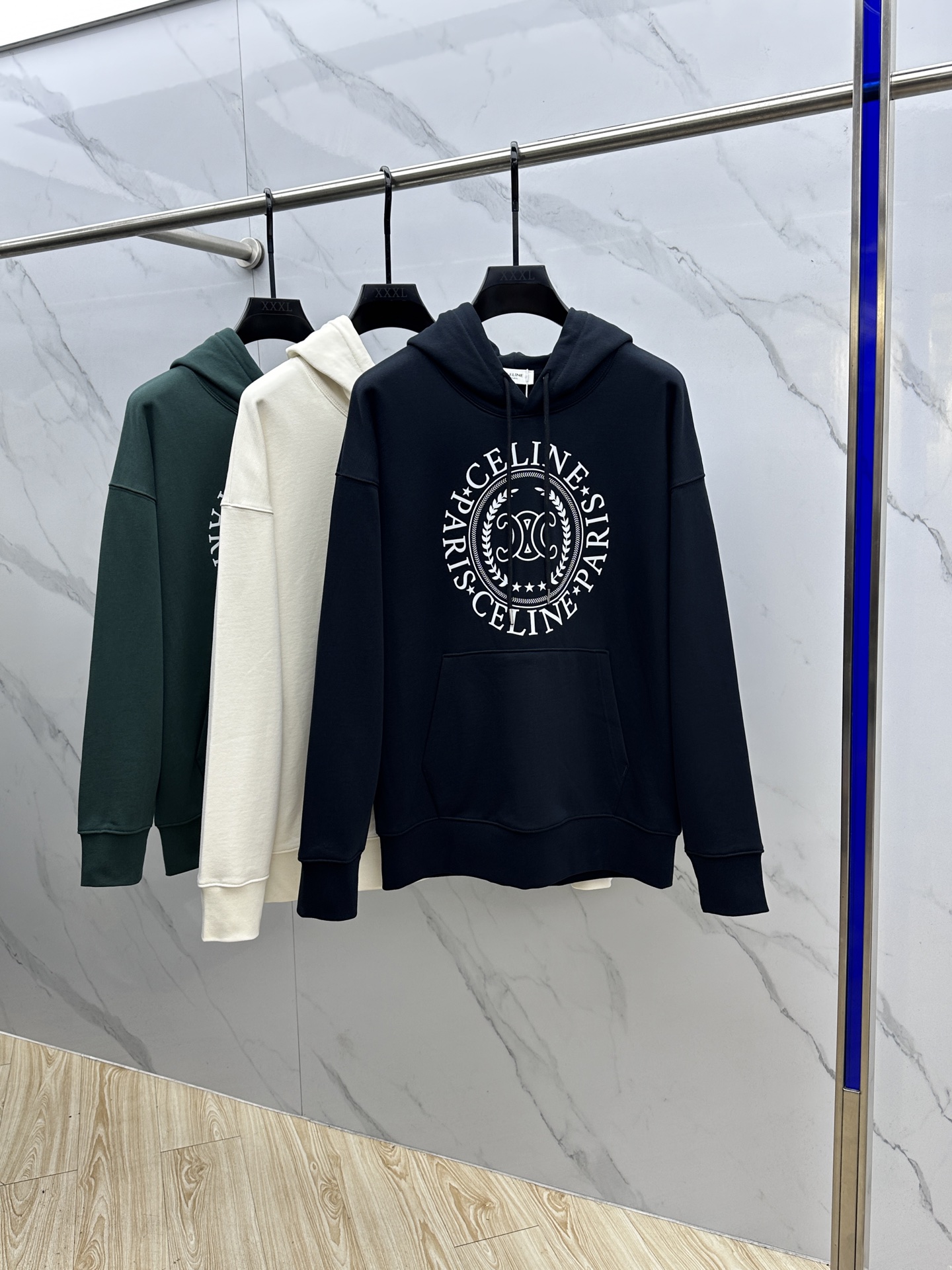 🆕Celine塞林 25ss秋冬新款宽版连帽卫衣，男女同款！独特吸引人的眼球，这一款连帽卫衣品相品质都在
