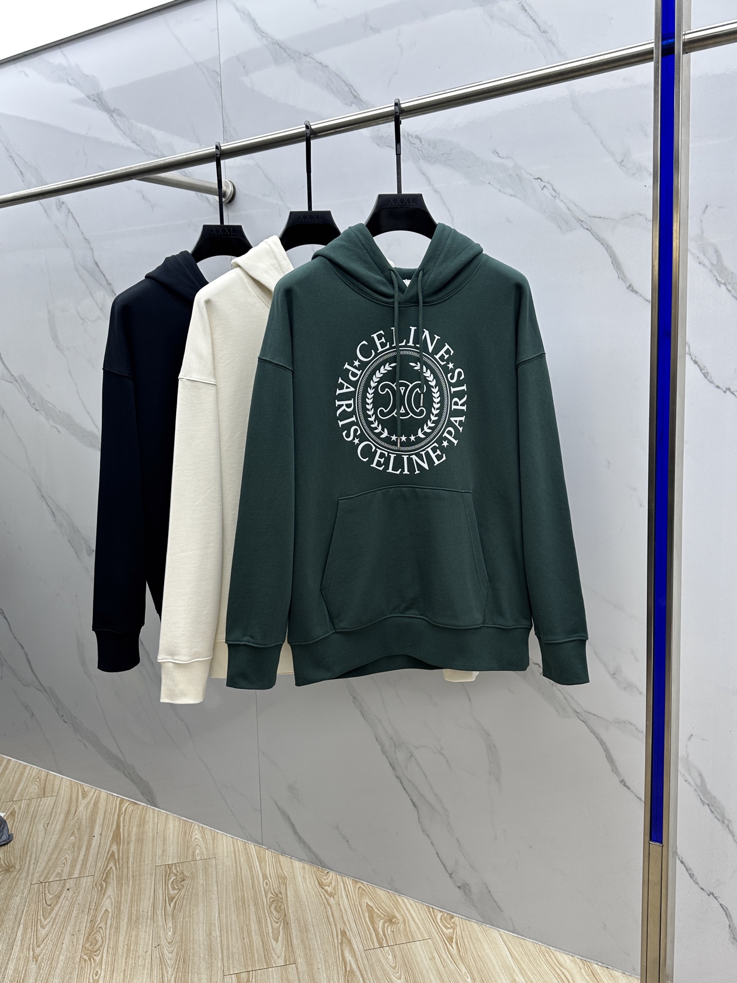 🆕Celine塞林 25ss秋冬新款宽版连帽卫衣，男女同款！独特吸引人的眼球，这一款连帽卫衣品相品质都在