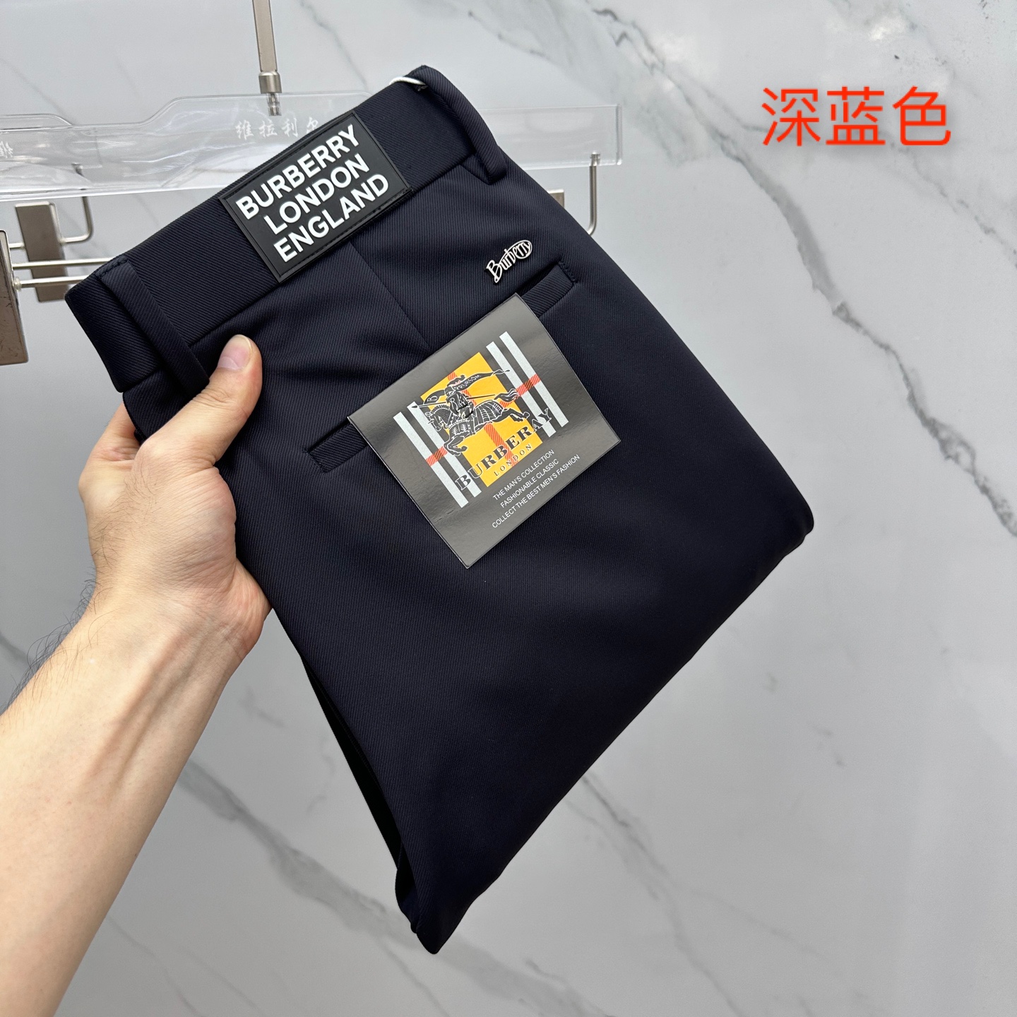 🆕Burberry巴宝莉 2025早秋新品休闲西裤，官网同步发售，裤身工艺设计，进口客供辅料、面料定制，