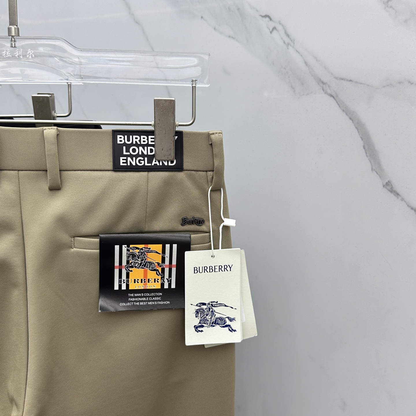 🆕Burberry巴宝莉 2025早秋新品休闲西裤，官网同步发售，裤身工艺设计，进口客供辅料、面料定制，