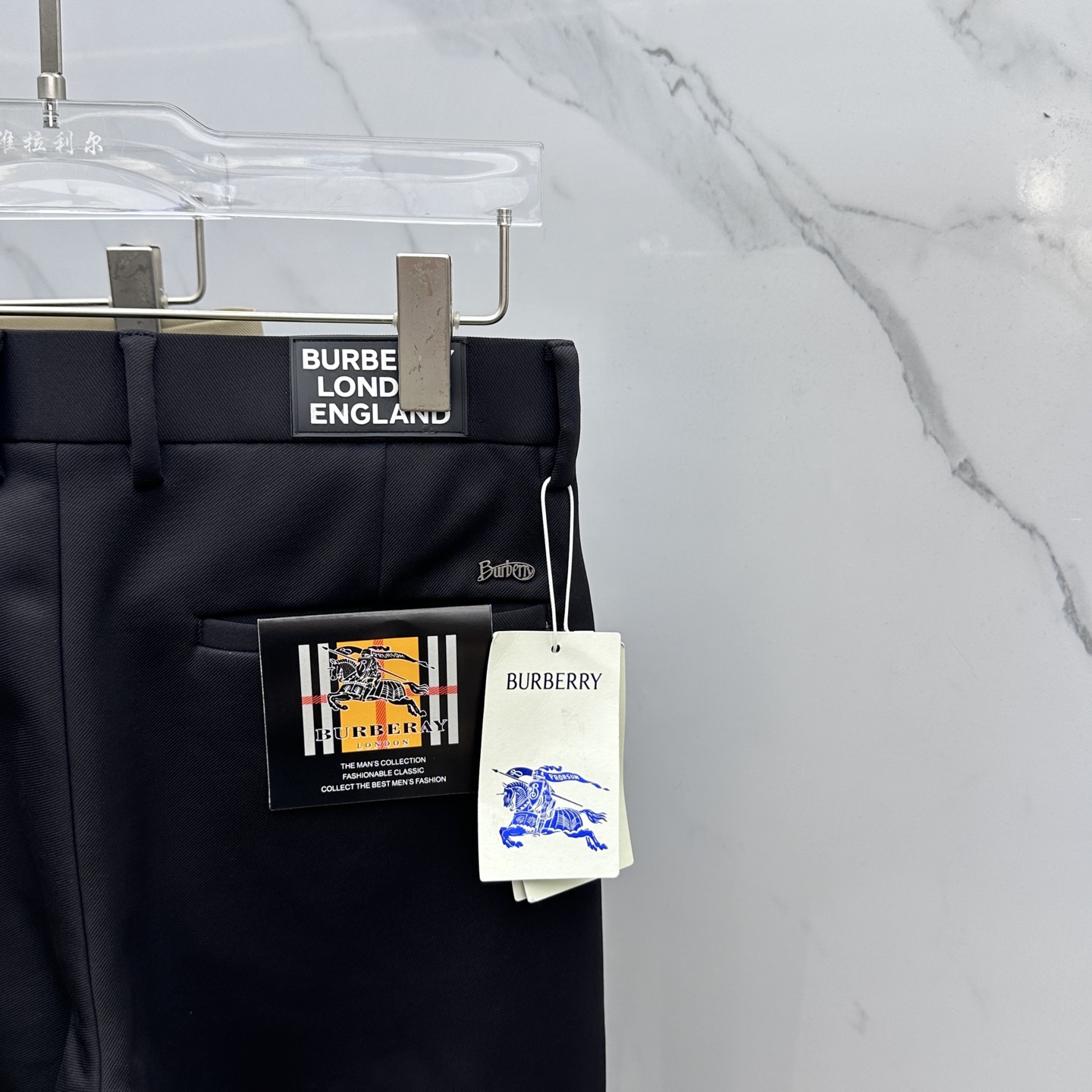 🆕Burberry巴宝莉 2025早秋新品休闲西裤，官网同步发售，裤身工艺设计，进口客供辅料、面料定制，