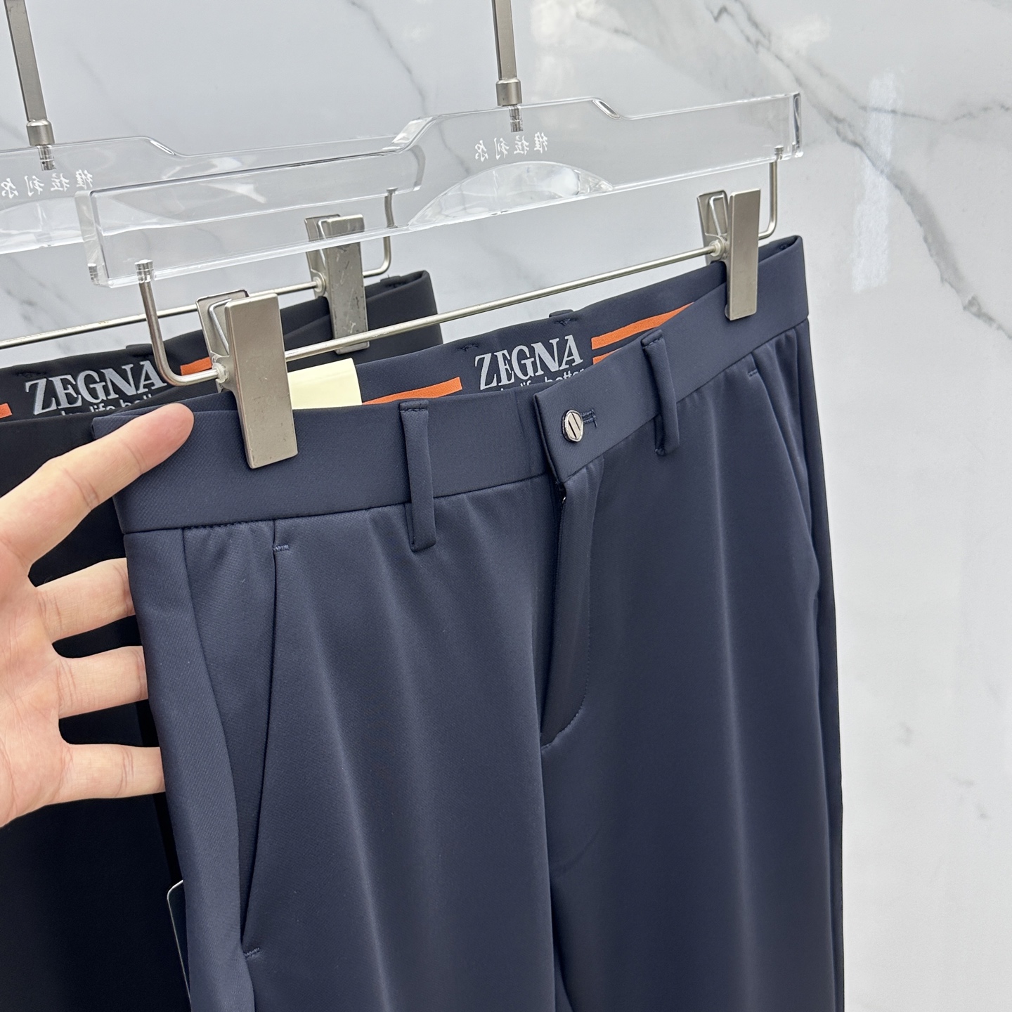 🆕ZEGNA 杰尼亚 2025早秋新品休闲裤西裤，官网同步发售，裤身工艺设计，进口客供辅料、面料定制，代