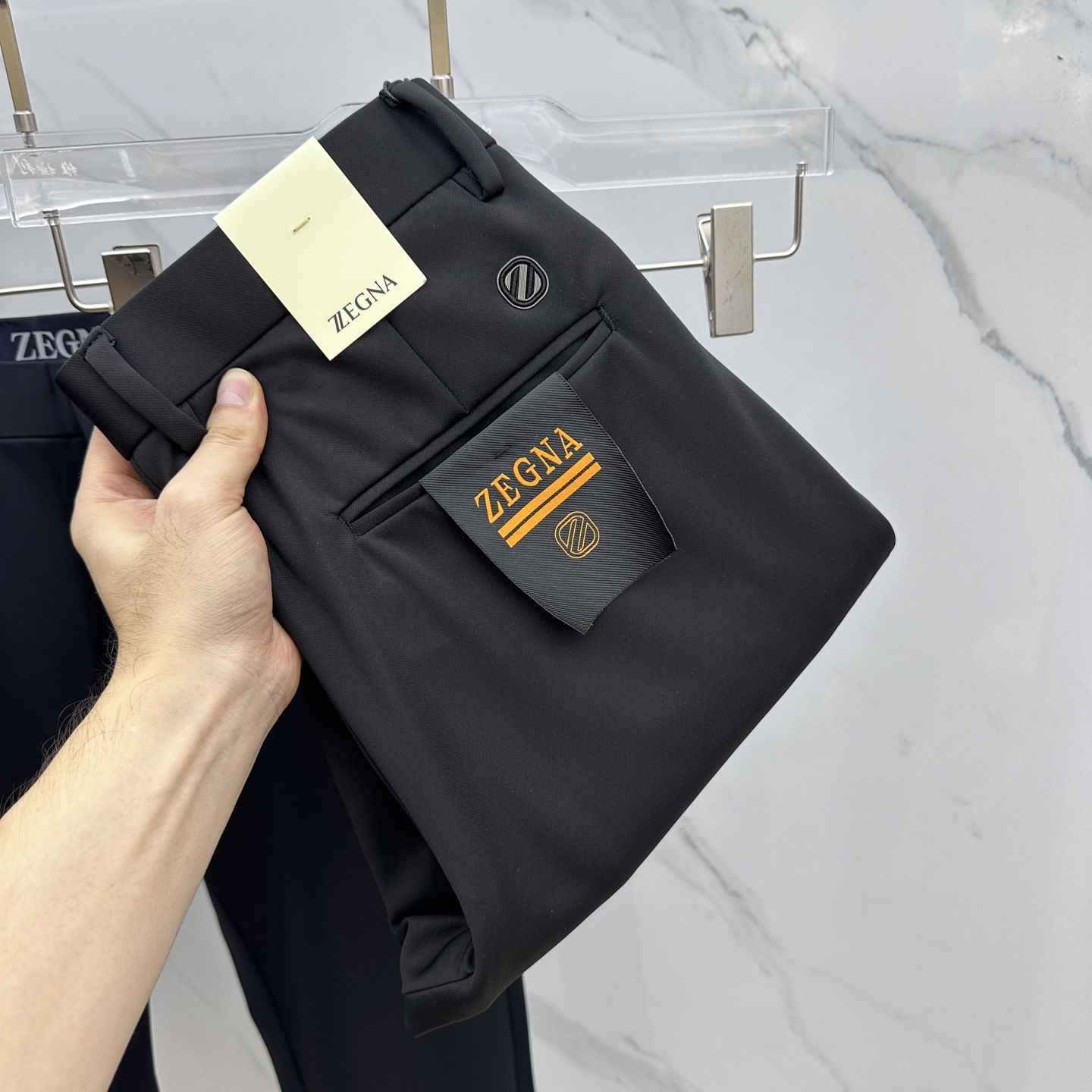 🆕ZEGNA 杰尼亚 2025早秋新品休闲裤西裤，官网同步发售，裤身工艺设计，进口客供辅料、面料定制，代