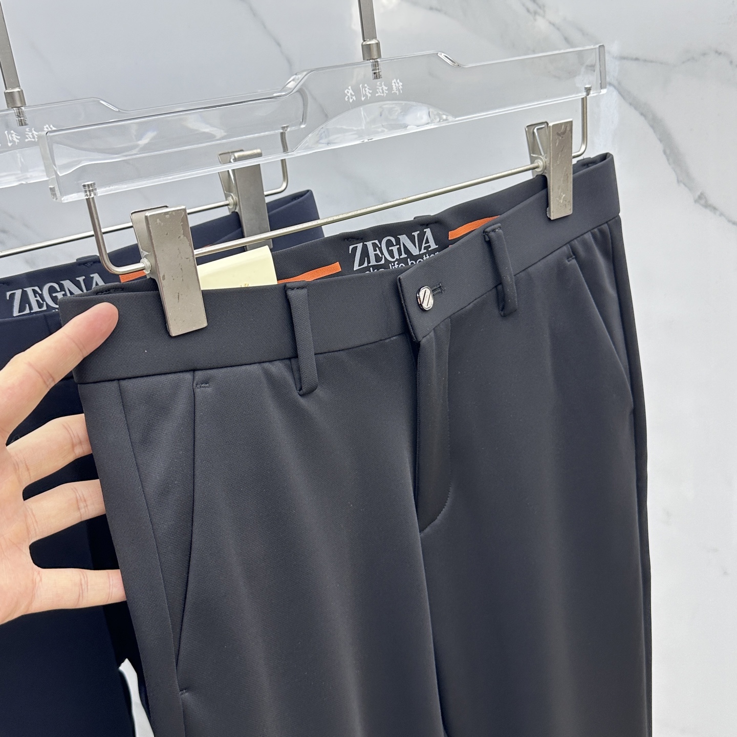 🆕ZEGNA 杰尼亚 2025早秋新品休闲裤西裤，官网同步发售，裤身工艺设计，进口客供辅料、面料定制，代