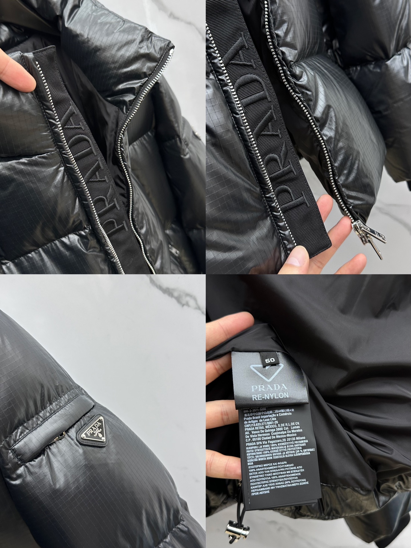 。 🆕Prada普拉达 2025秋冬新款羽绒服 原版订制五金配件全进口原版定制 欢迎对比 绝对的高品质 