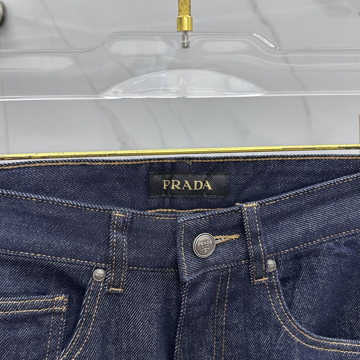 🆕Prada普拉达 🔥高端定制、2025早秋最新款牛仔裤 柜台同步发售 原版定制复刻 客供五金辅料 原单