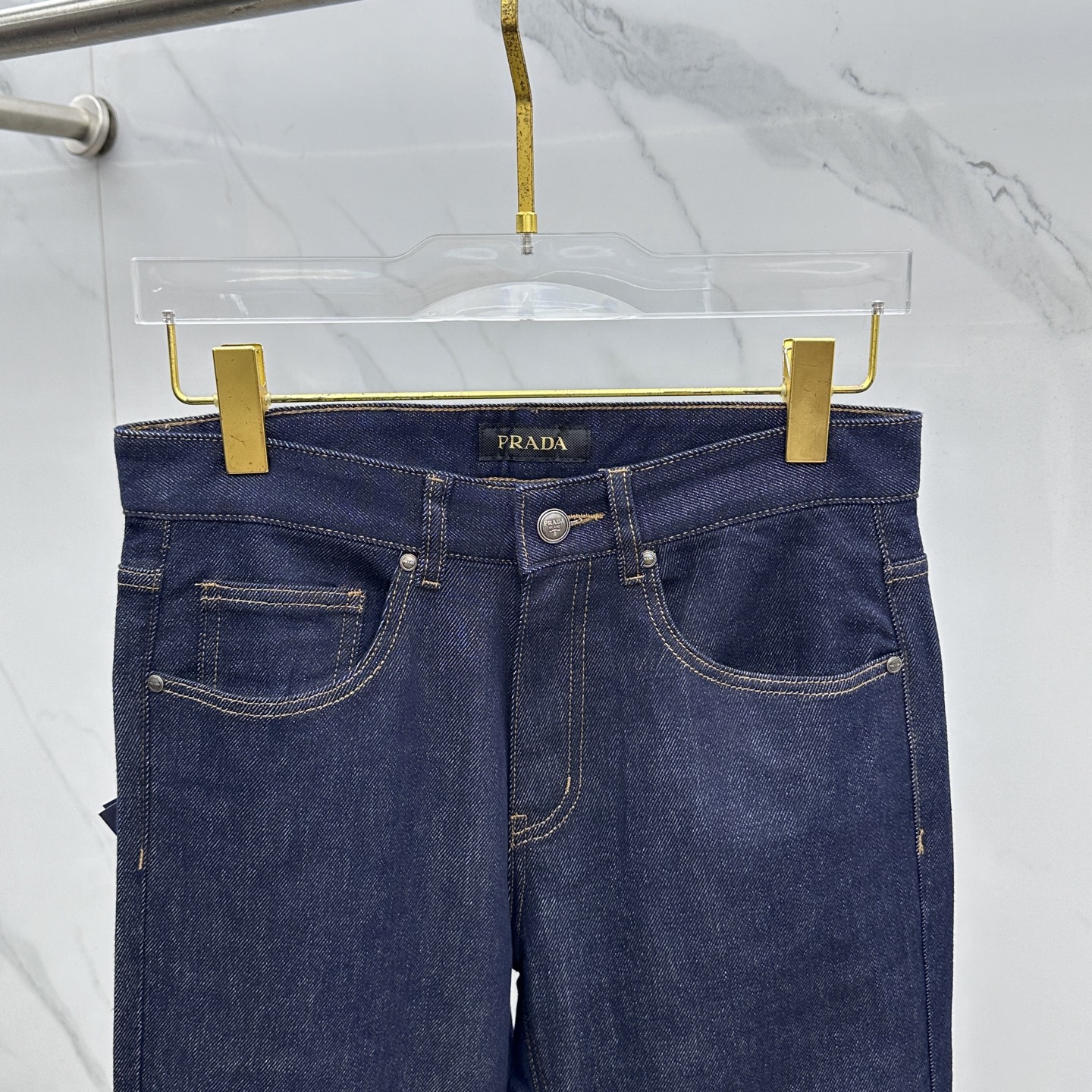 🆕Prada普拉达 🔥高端定制、2025早秋最新款牛仔裤 柜台同步发售 原版定制复刻 客供五金辅料 原单