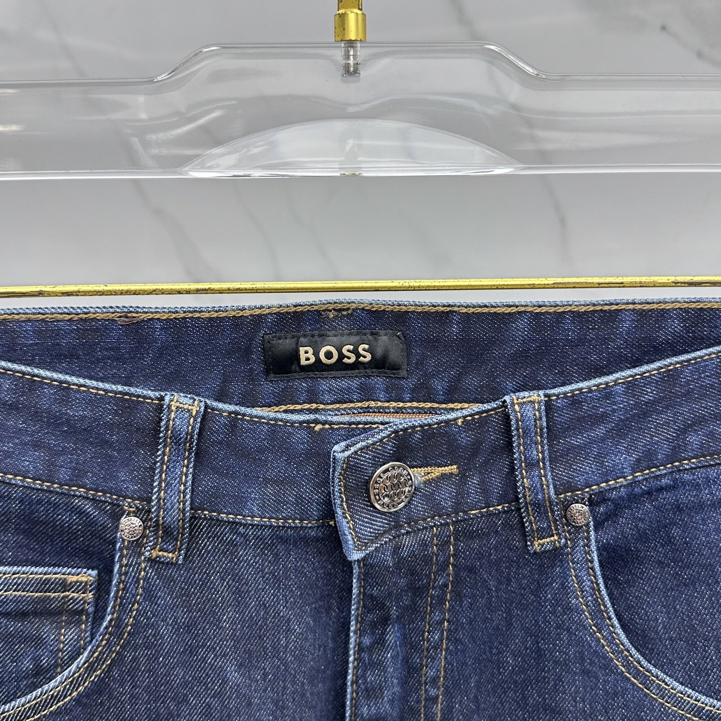 🆕BOSS 🔥高端定制、2025早秋最新款牛仔裤 柜台同步发售 原版定制复刻 客供五金辅料 原单品质 进