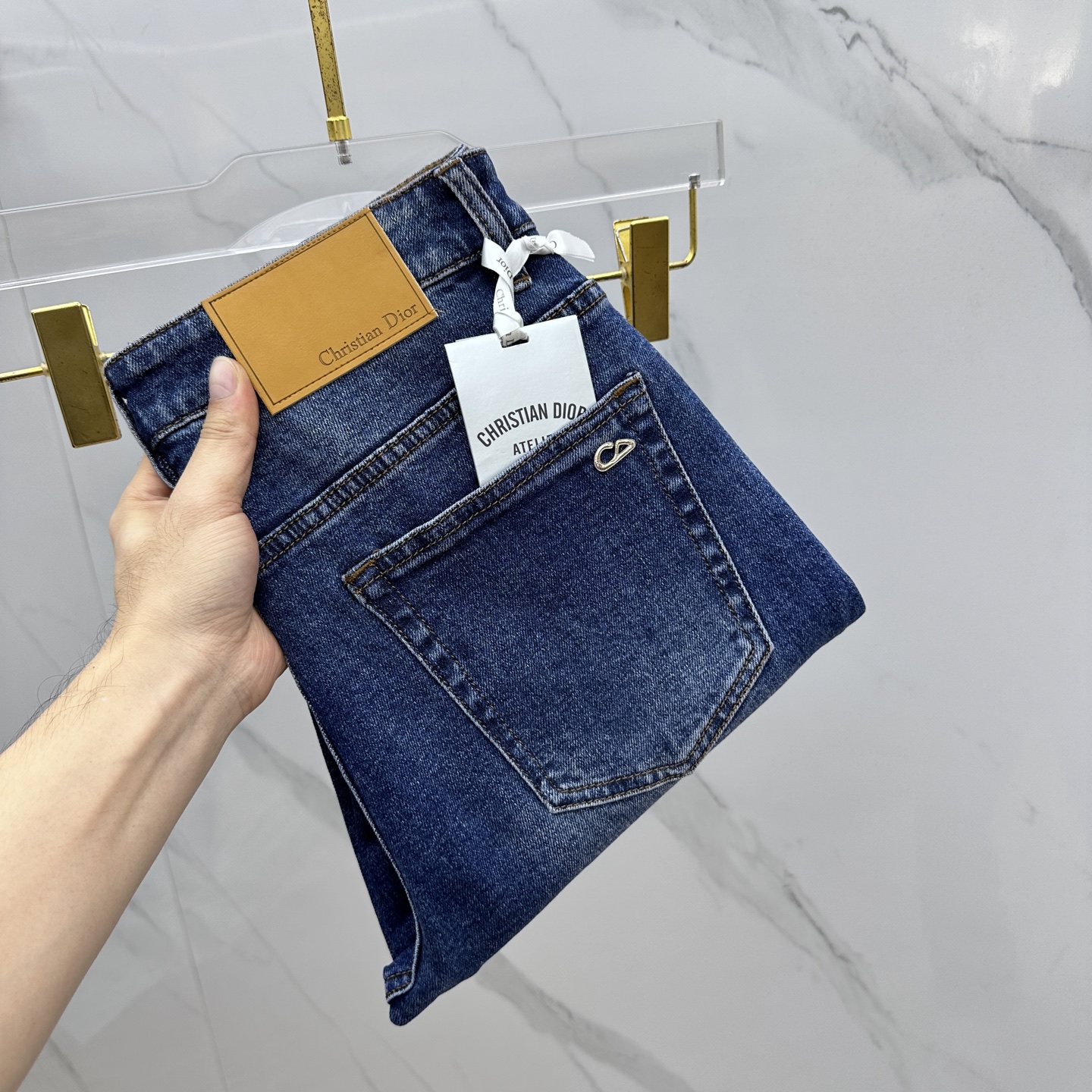 🆕Dior迪奥 🔥高端定制、2025早秋最新款牛仔裤 柜台同步发售 原版定制复刻 客供五金辅料 原单品质