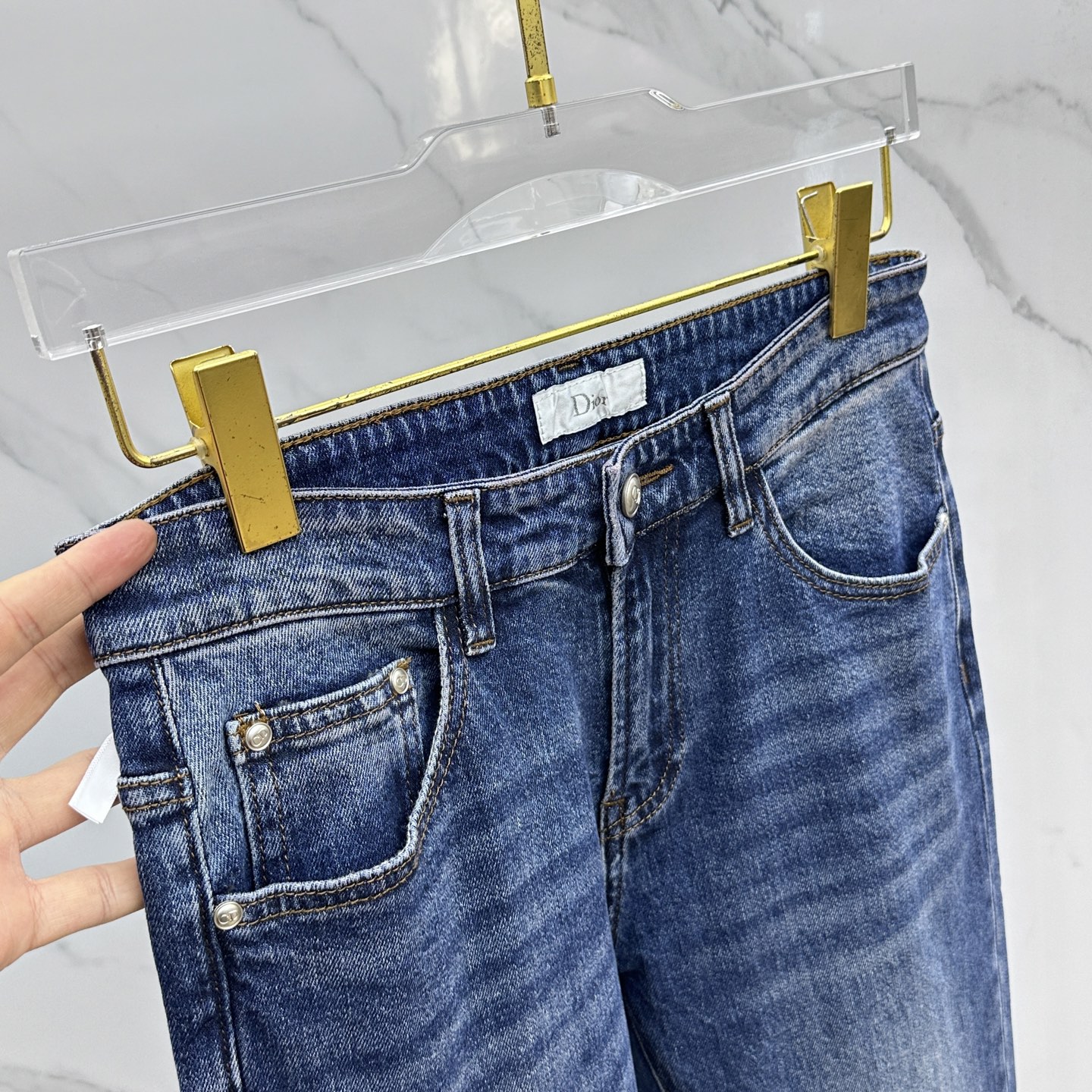 🆕Dior迪奥 🔥高端定制、2025早秋最新款牛仔裤 柜台同步发售 原版定制复刻 客供五金辅料 原单品质