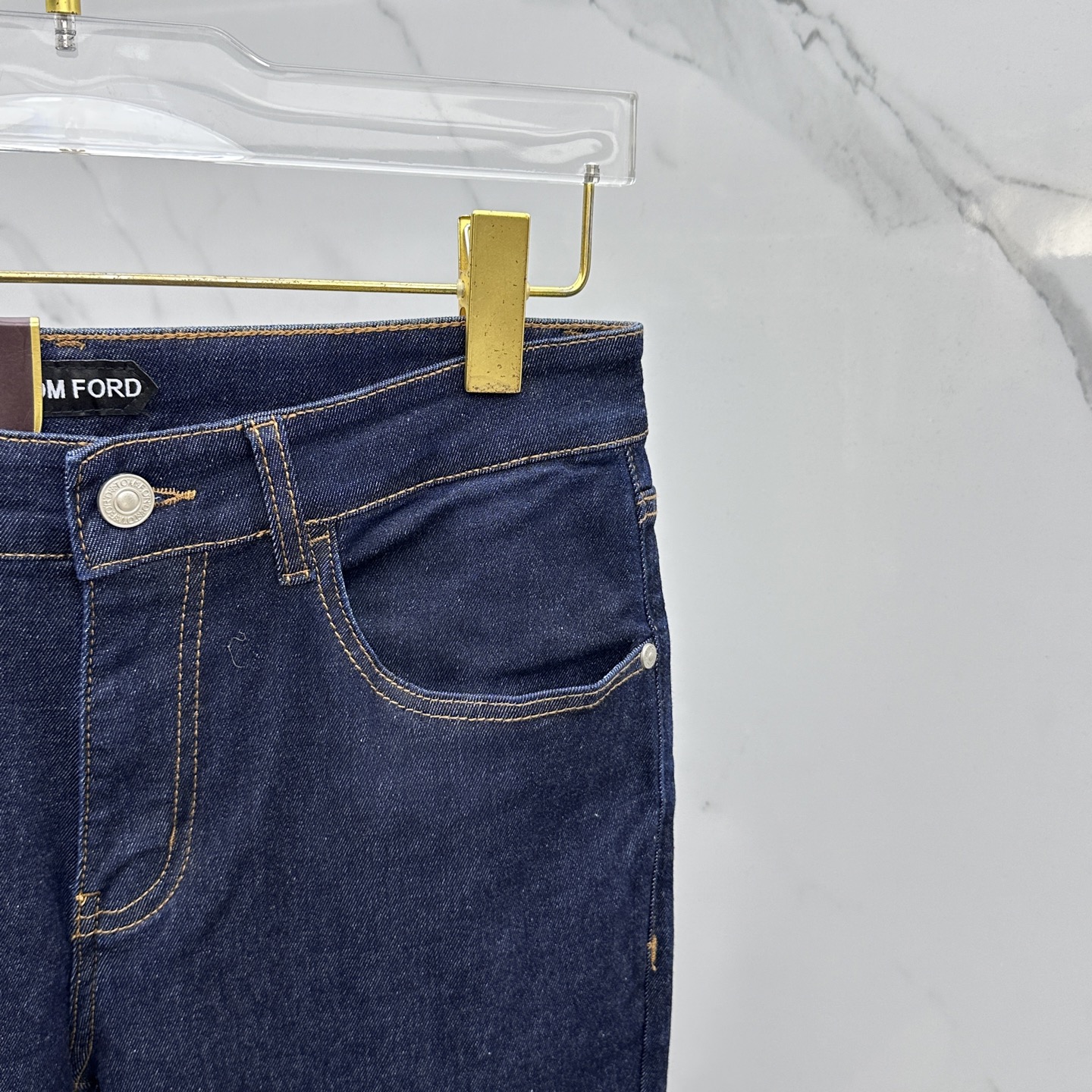 🆕TOM FORD 🔥高端定制、2025早秋最新款牛仔裤 柜台同步发售 原版定制复刻 客供五金辅料 原单