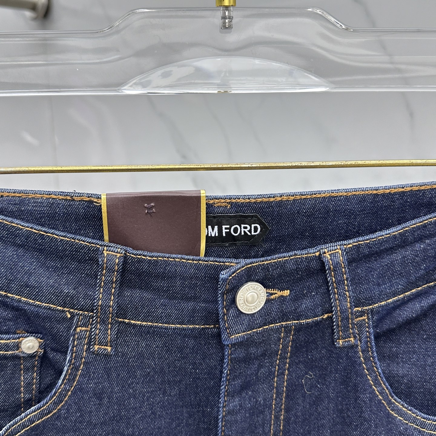 🆕TOM FORD 🔥高端定制、2025早秋最新款牛仔裤 柜台同步发售 原版定制复刻 客供五金辅料 原单