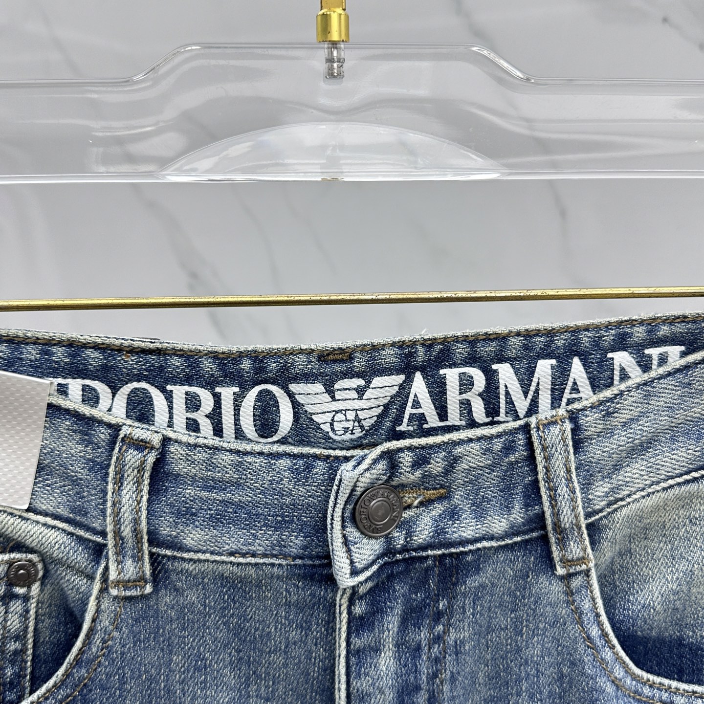 🆕Amani阿玛尼 🔥高端定制、2025早秋最新款牛仔裤 柜台同步发售 原版定制复刻 客供五金辅料 原单