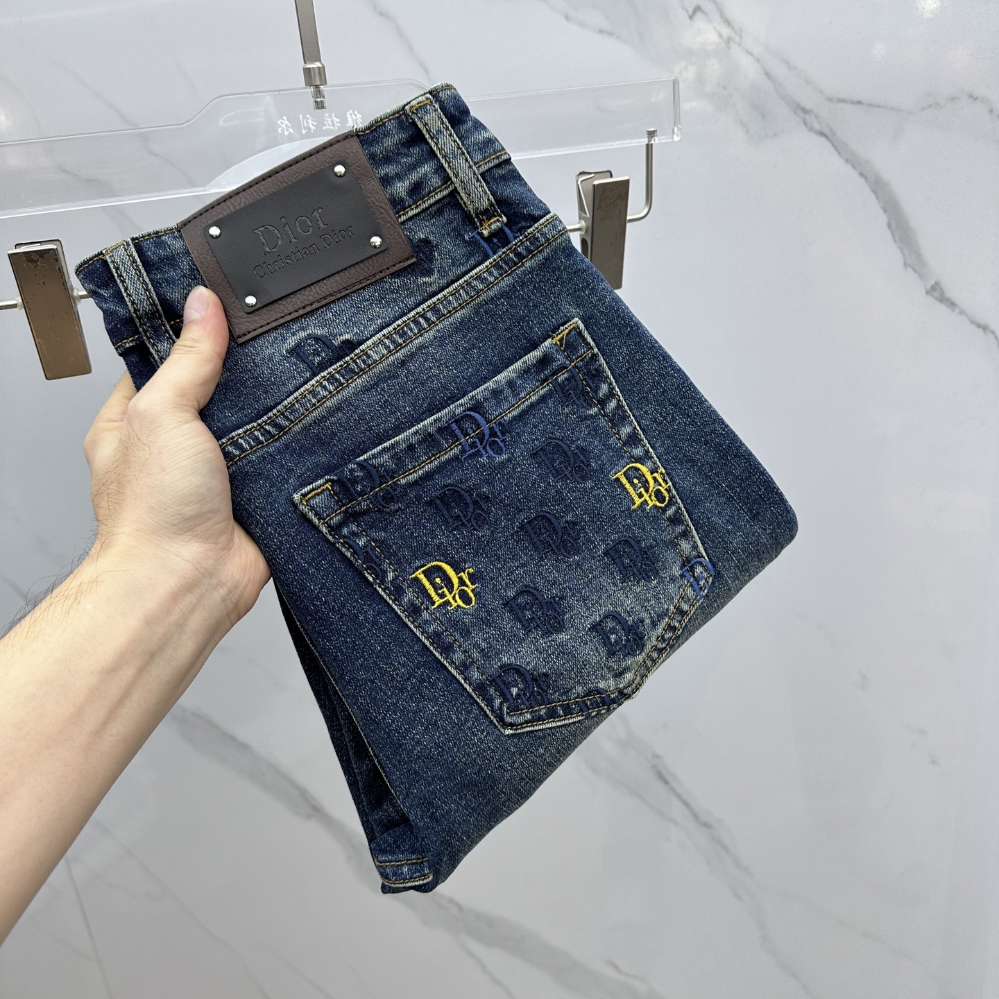 🆕Dior迪奥🔥高端定制、2025早秋最新款牛仔裤 柜台同步发售 原版定制复刻 客供五金辅料 原单品质 