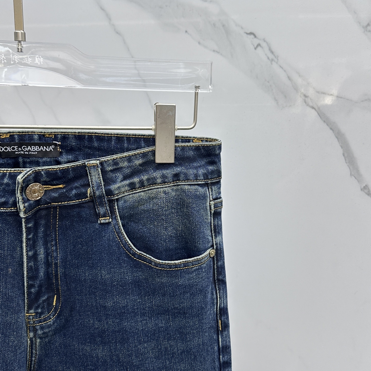 🆕DG杜嘉班纳 🔥高端定制、2025早秋最新款牛仔裤 柜台同步发售 原版定制复刻 客供五金辅料 原单品质